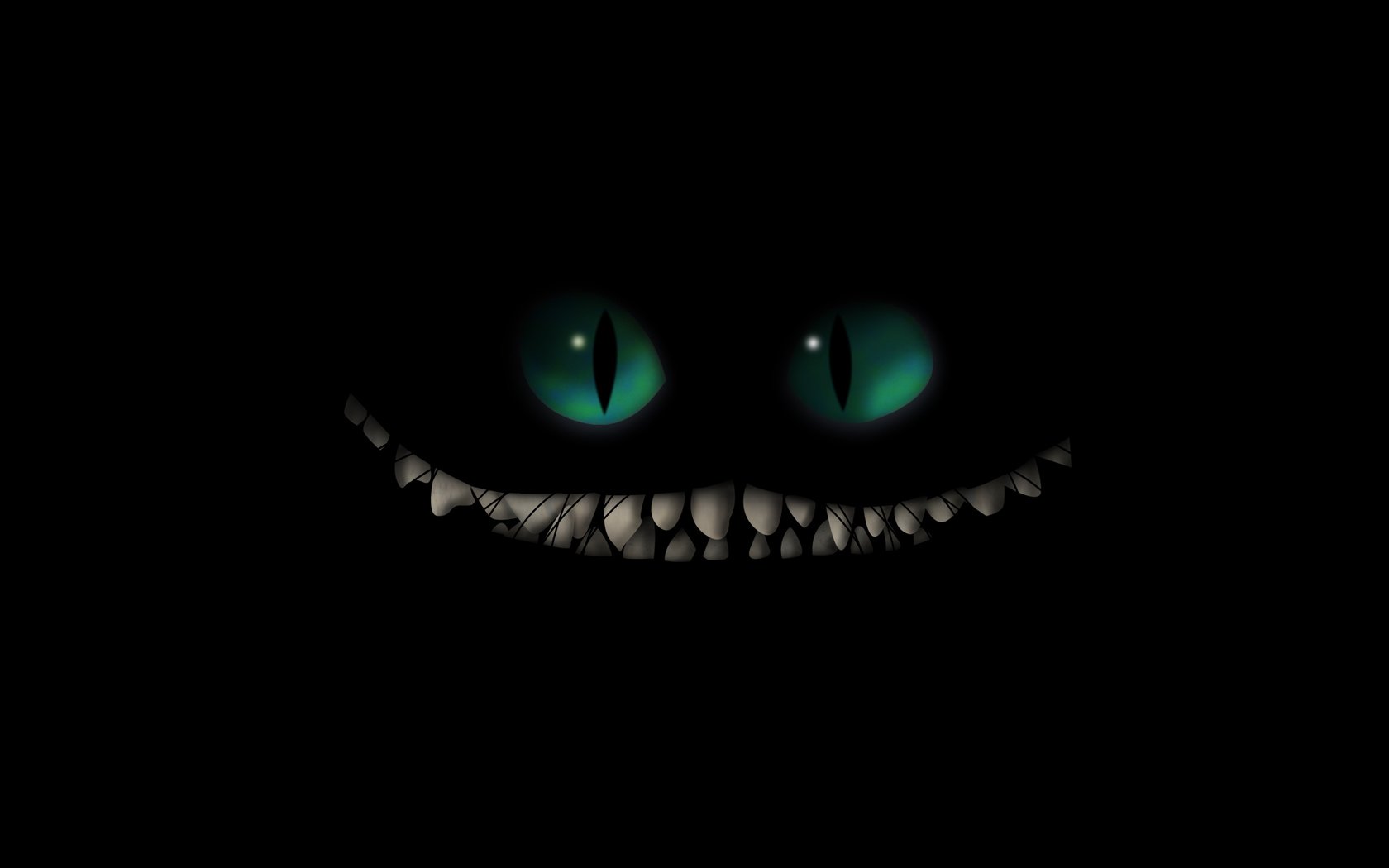 Обои улыбка, кот, чеширский кот, smile, cat, cheshire cat разрешение 2560x1600 Загрузить