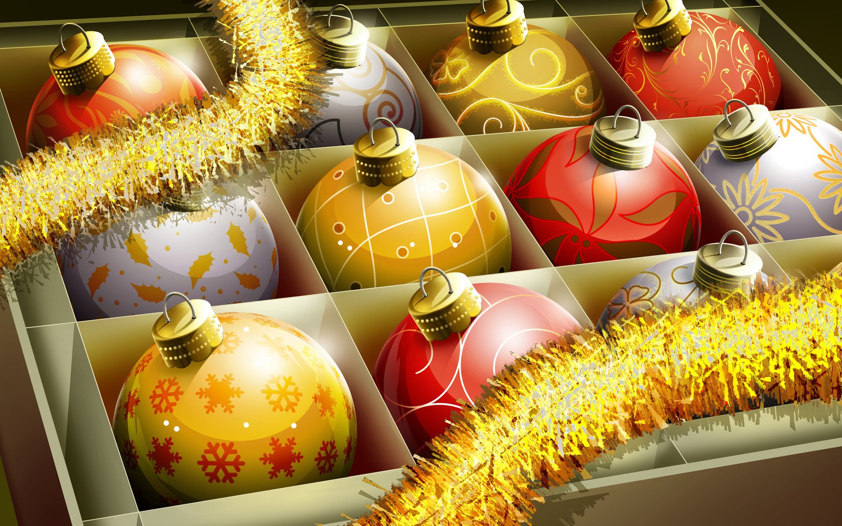 Обои новый год, шары, украшения, игрушки, new year, balls, decoration, toys разрешение 2560x1670 Загрузить