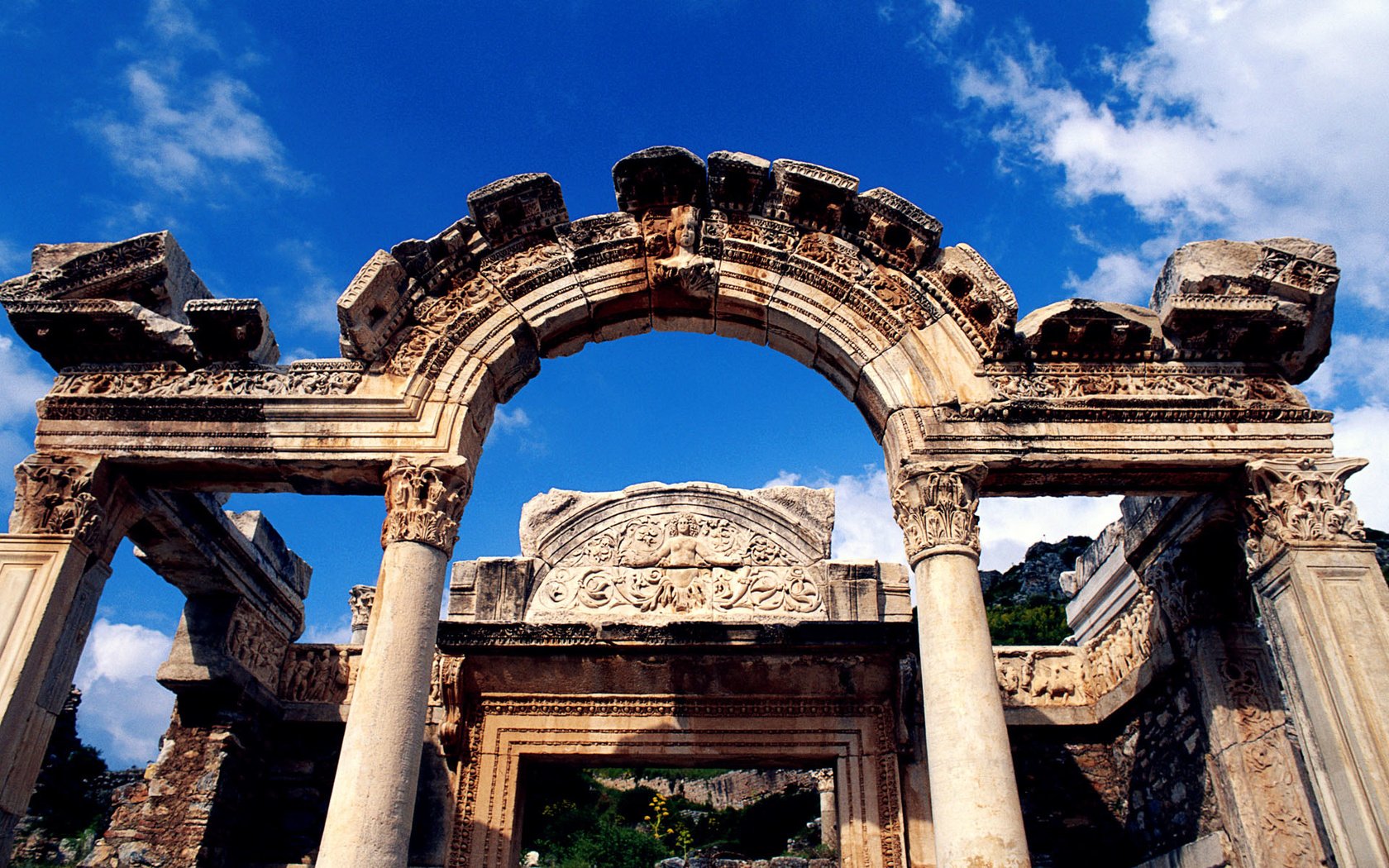 Обои небо, развалины, древний, раскопки, the sky, the ruins, ancient, excavations разрешение 1920x1200 Загрузить