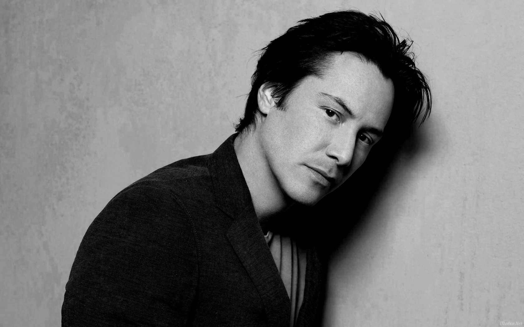 Обои чёрно-белое, лицо, киноактёр, киану, ривз, киану ривз, black and white, face, actor, keanu, reeves, keanu reeves разрешение 1920x1200 Загрузить