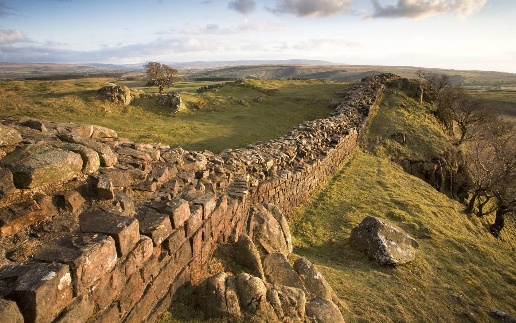 Обои пейзаж, стена, англия, долина, landscape, wall, england, valley разрешение 1920x1200 Загрузить