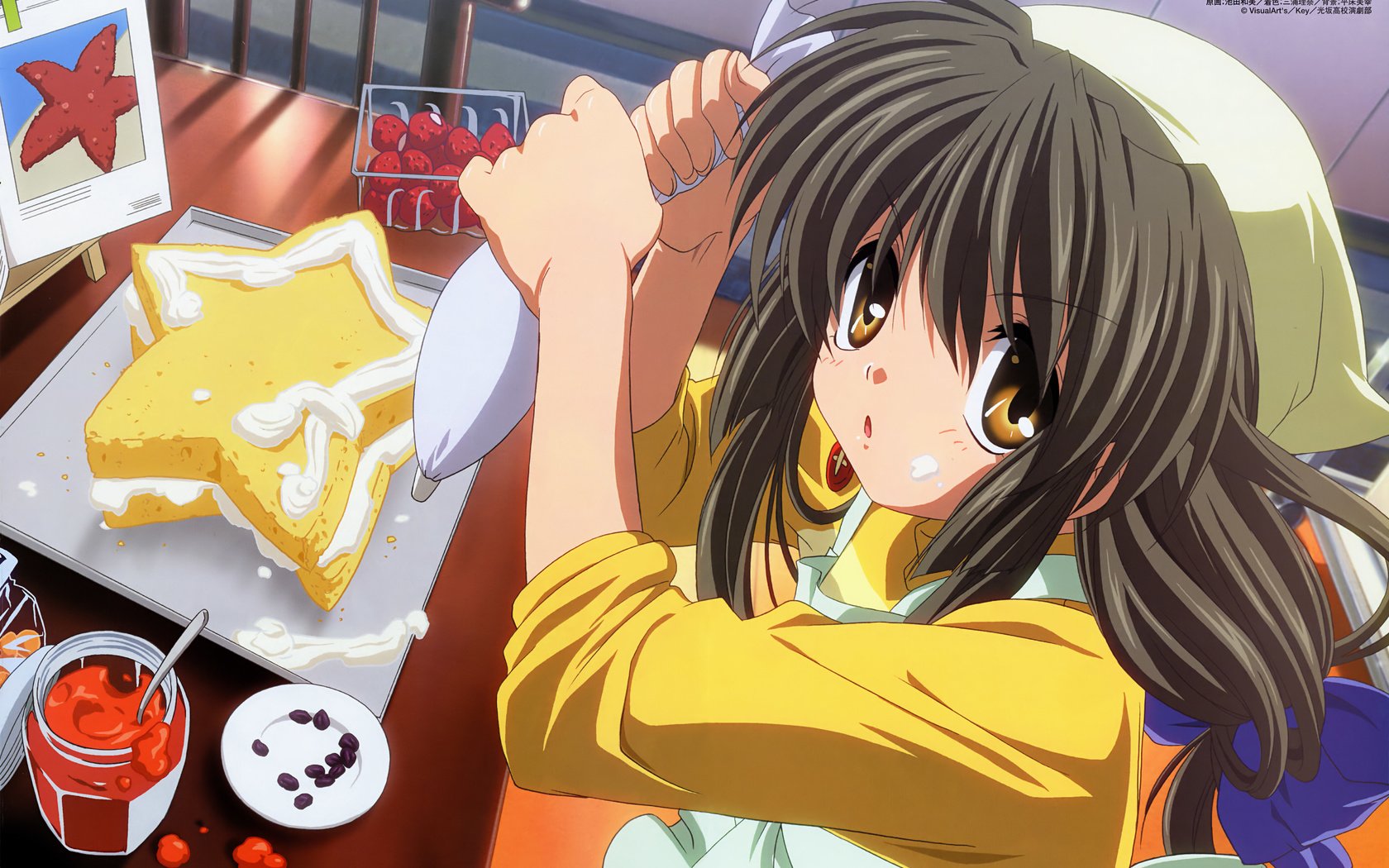 Обои clannad, ibuki fuuko разрешение 6117x4091 Загрузить