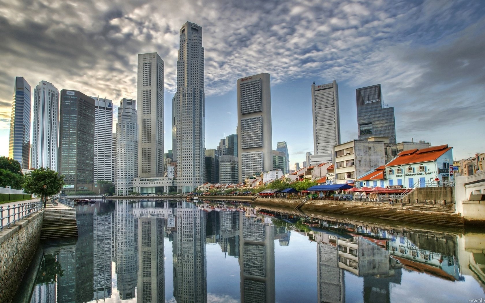 Сингапур небоскребы