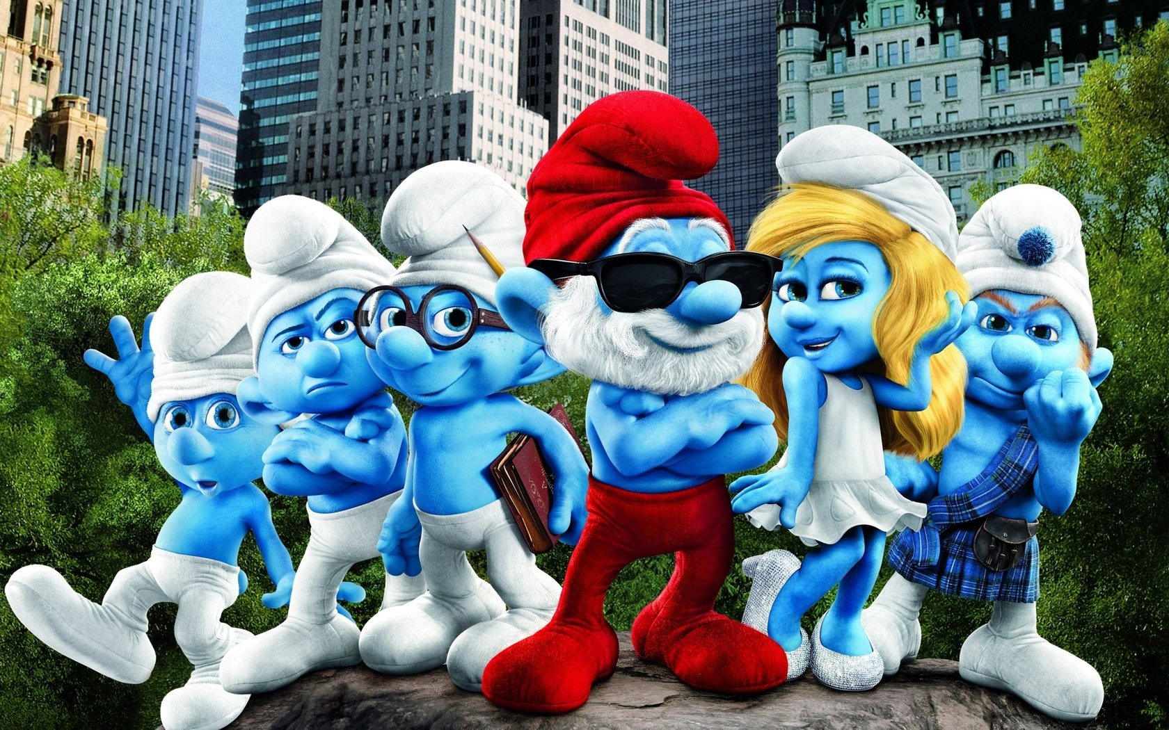 Обои мультик, смурфики, смурфетта, cartoon, the smurfs, smurfette разрешение 2560x1600 Загрузить