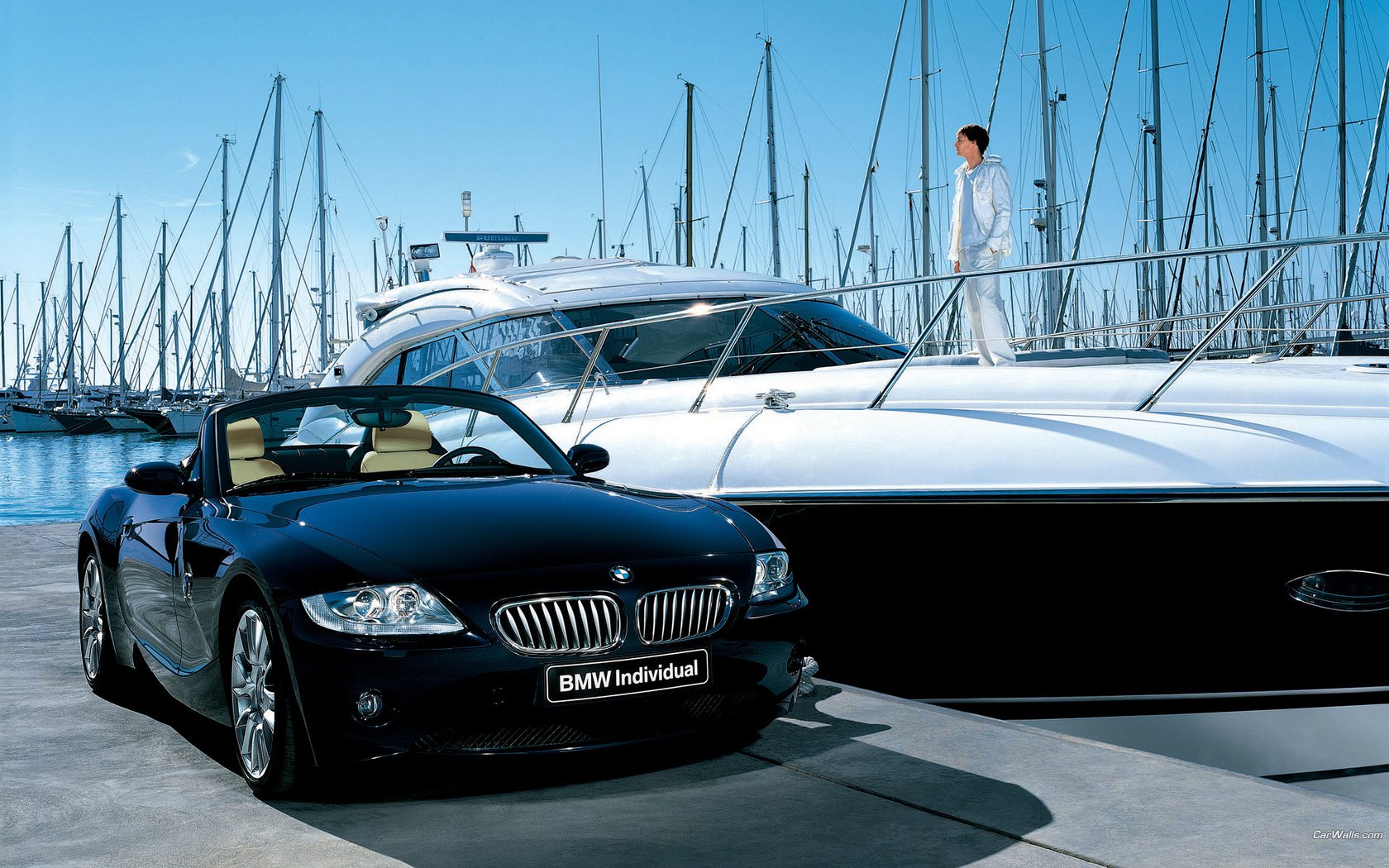 Обои машина, яхты, бмв, z4, machine, yachts, bmw разрешение 1920x1200 Загрузить