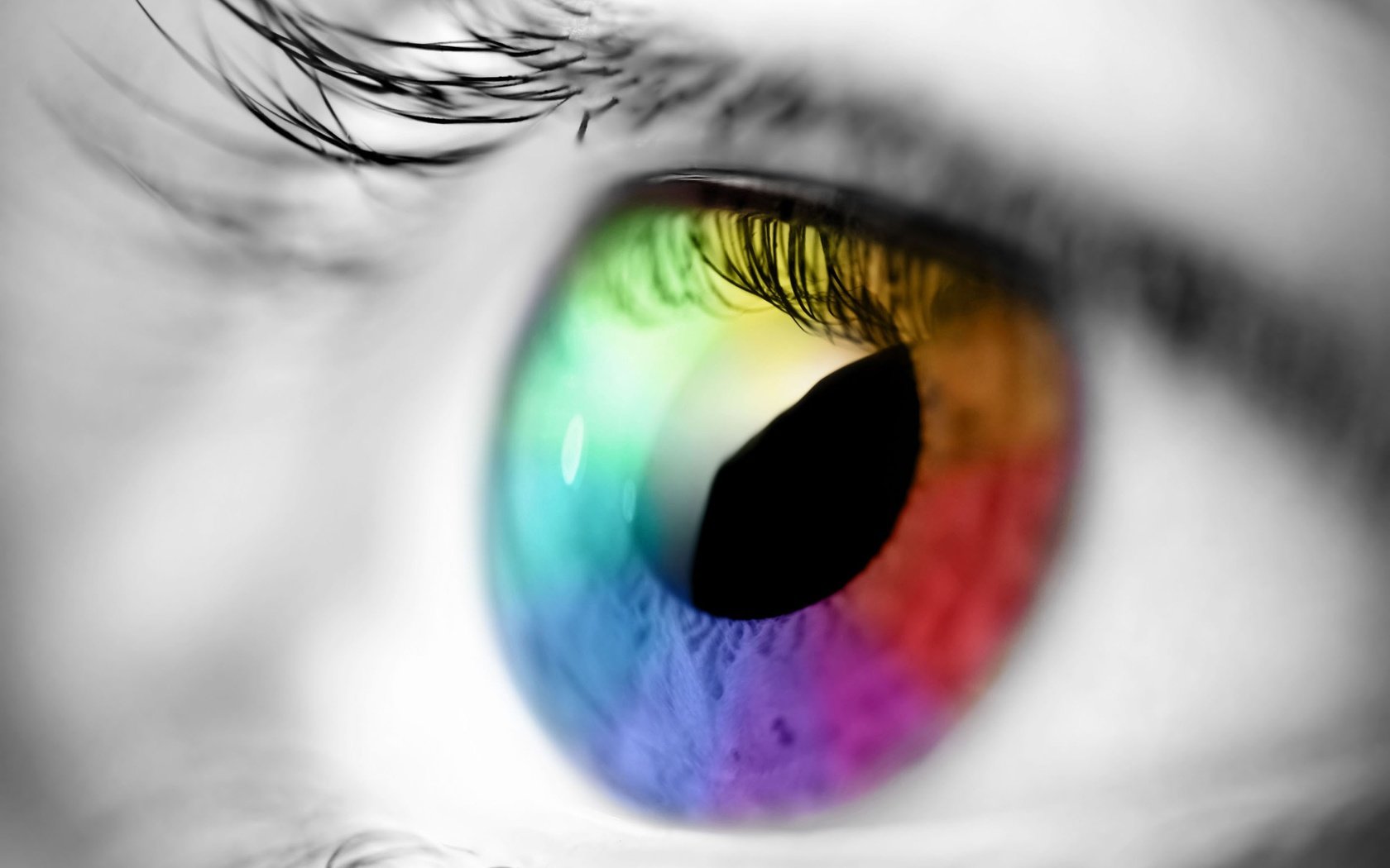 Обои спектр, глаз, взгляд., цветные линзы, range, eyes, look., colored lenses разрешение 2880x1800 Загрузить