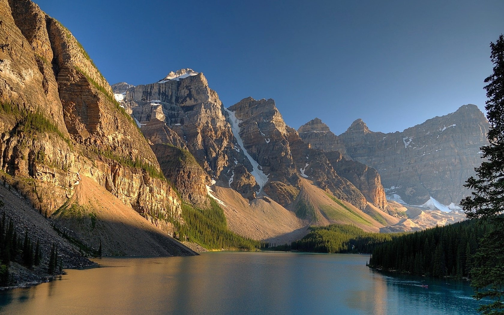 Обои канада, национальный парк банф, морейн озеро, canada, banff national park, moraine lake разрешение 1920x1080 Загрузить