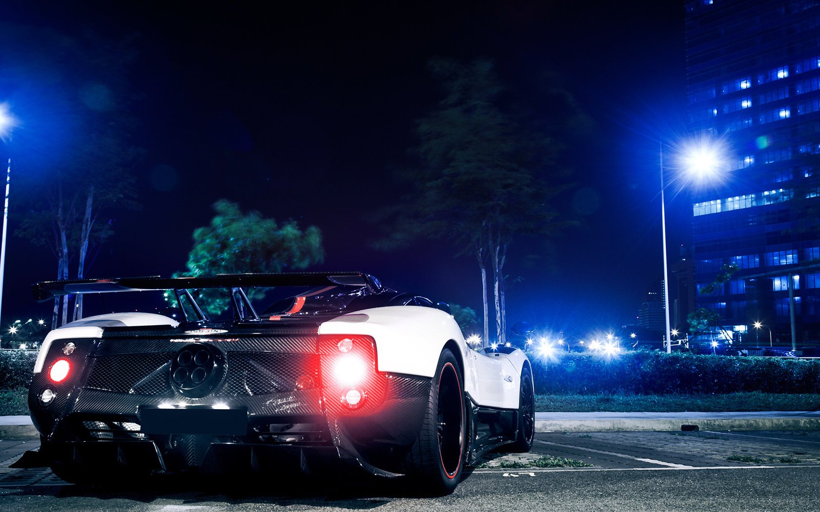 Обои ночь, город, zonda, сингапур, cinque, задом, пагани, night, the city, singapore, ass, pagani разрешение 1920x1080 Загрузить