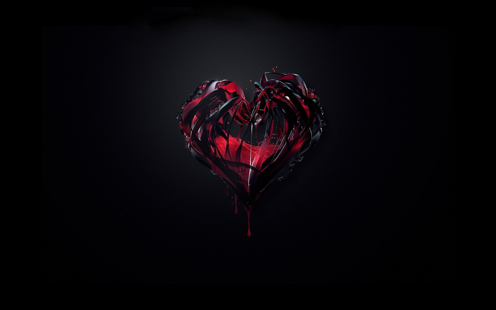 Обои красивое, абстрактное, 3d сердце, beautiful, abstract, 3d heart разрешение 2560x1440 Загрузить