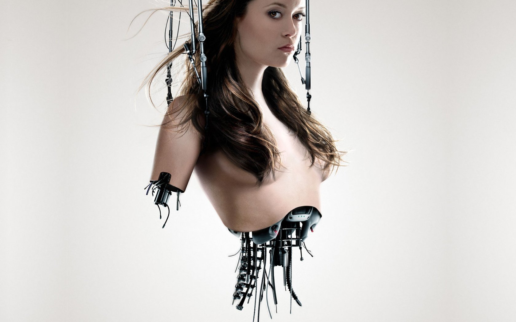 Обои провода, девушка, киборг, wire, girl, cyborg разрешение 1920x1080 Загрузить