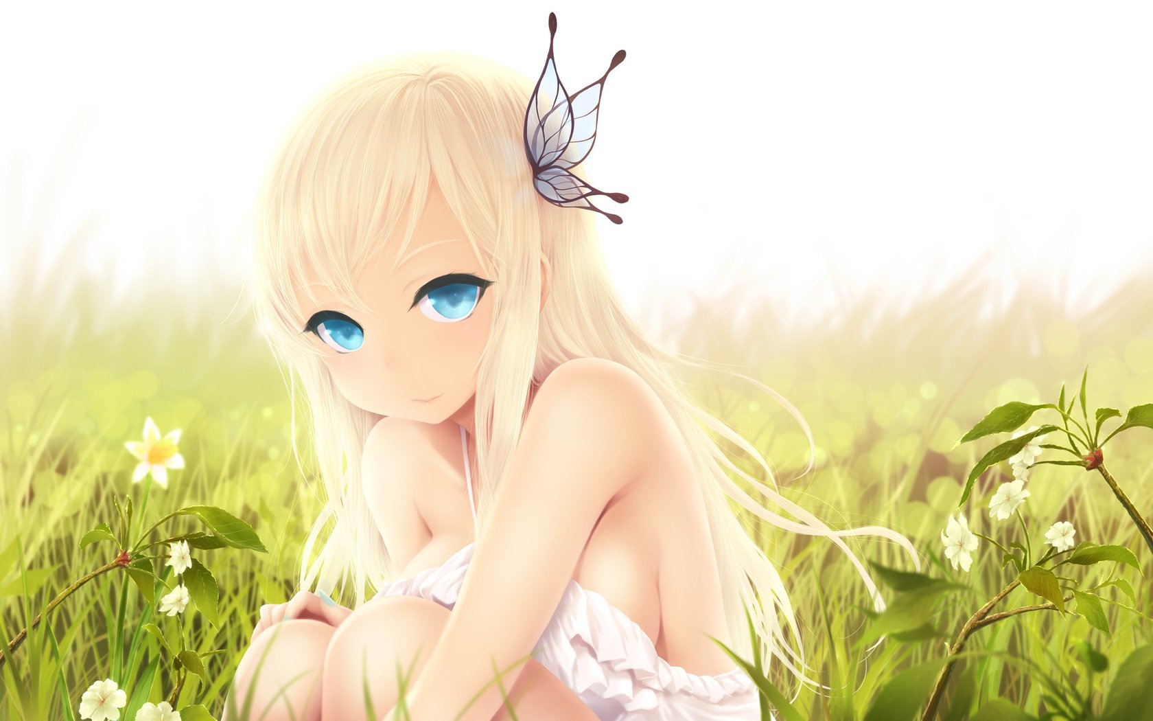 Обои девушка, лето, boku wa tomodachi ga sukunai, kashiwazaki sena, арт. cait, girl, summer, art. cait разрешение 1920x1200 Загрузить