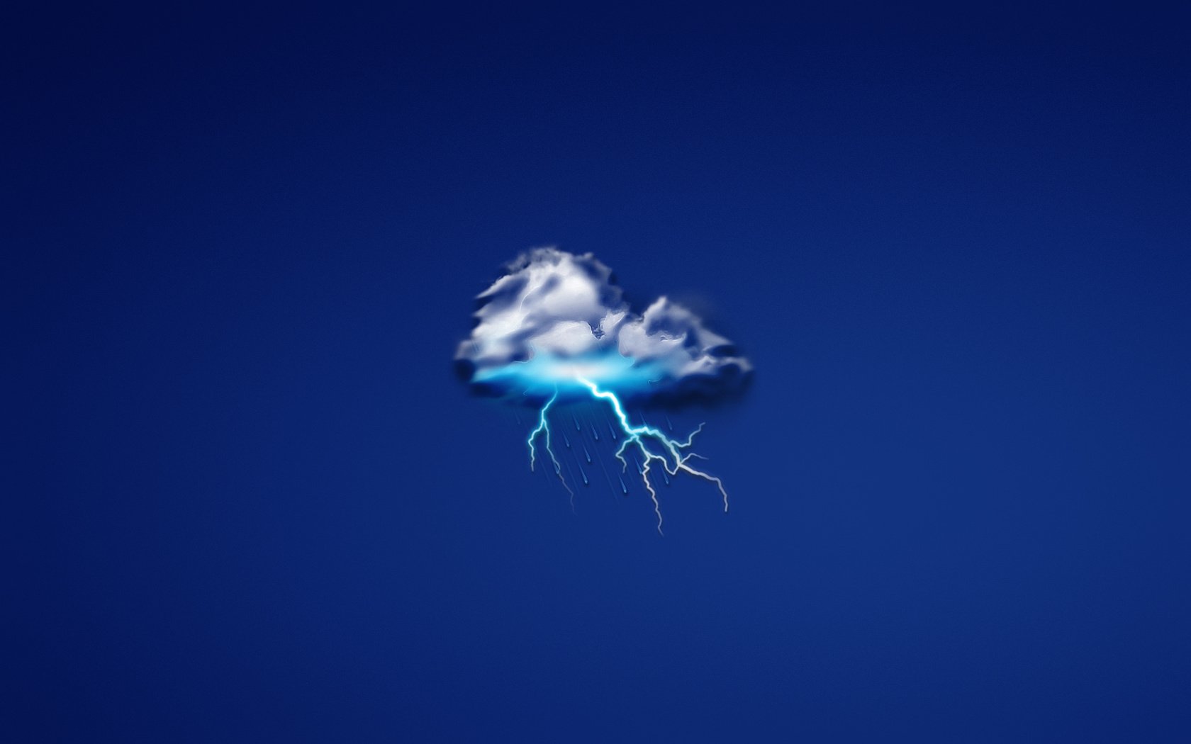 Обои молния, капли, дождь, туча, темноватый синий фон, тучка, lightning, drops, rain, cloud, dark blue background разрешение 1920x1200 Загрузить