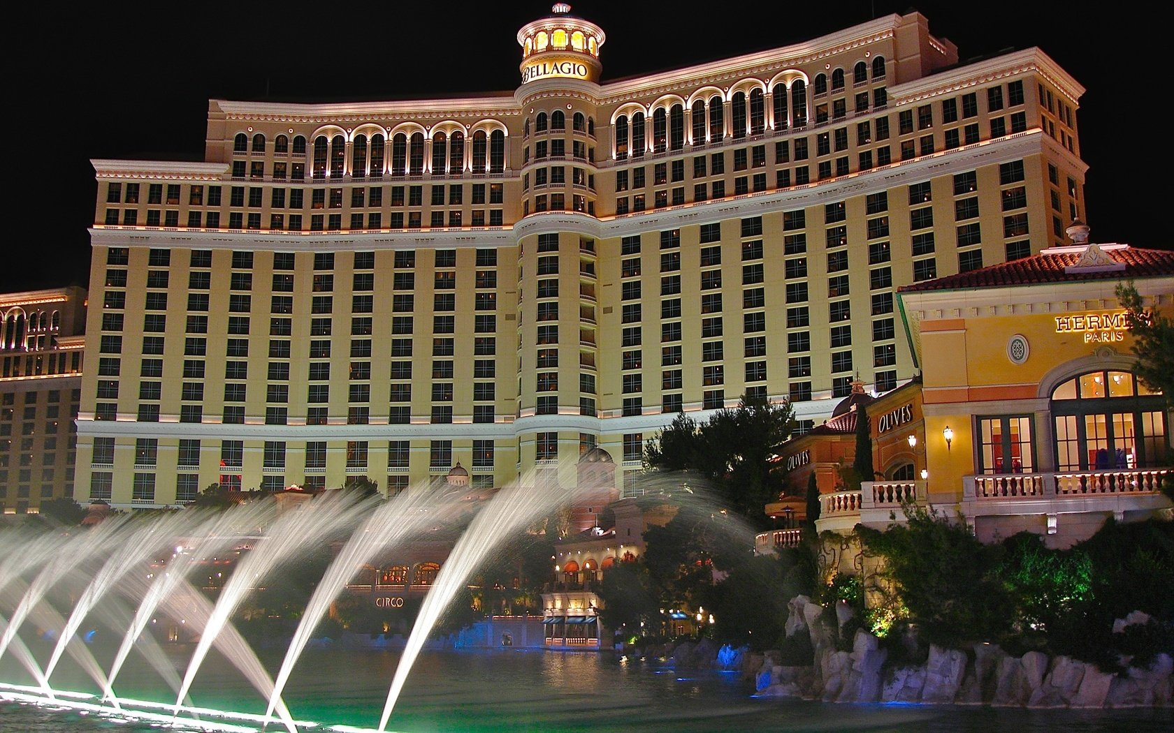 Обои казино bellagio в лас-вегасе, bellagio casino in las vegas разрешение 2560x1600 Загрузить