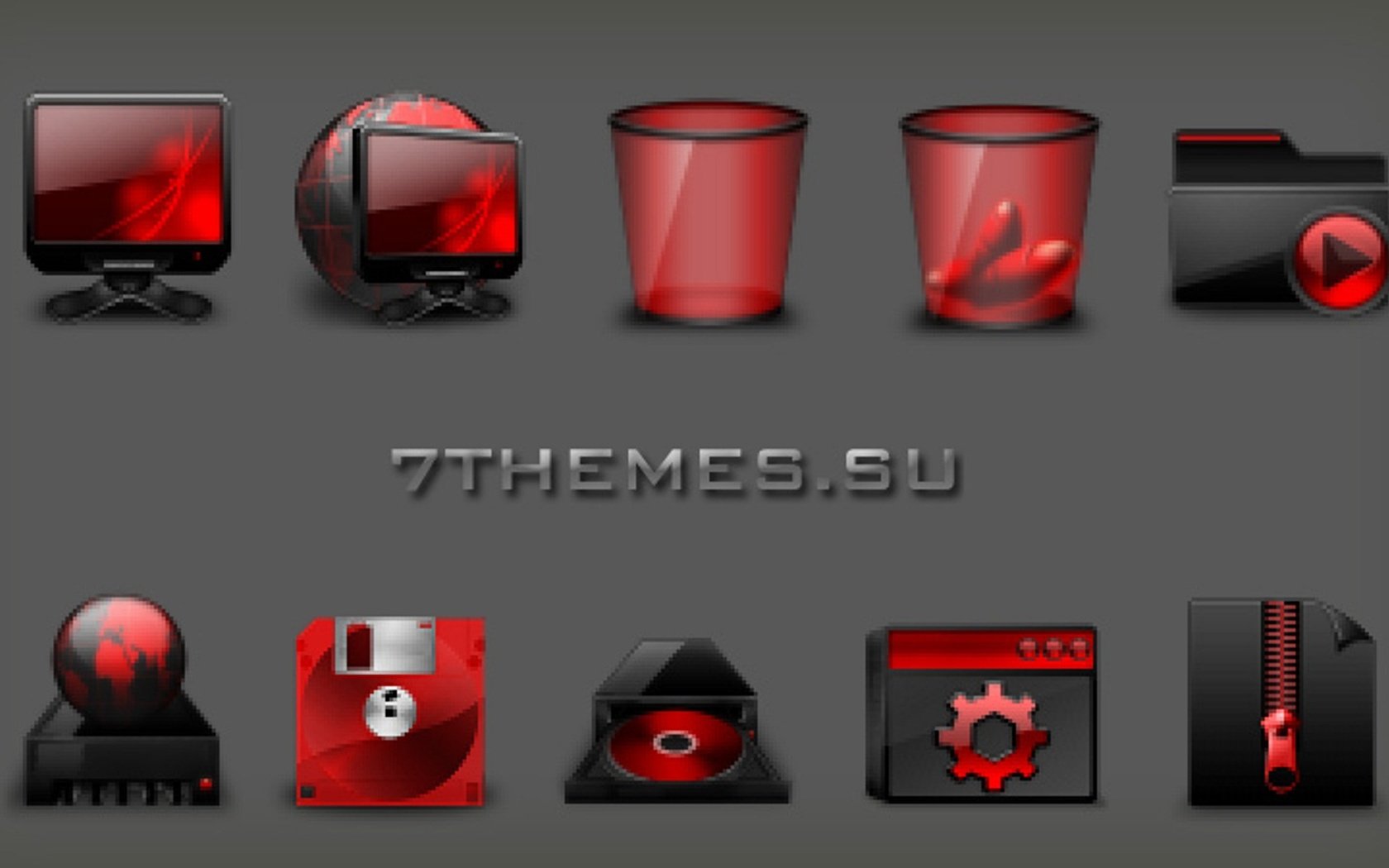 Обои иконки для windows 7 iconpackager.red icons, icons for windows 7 iconpackager.red icons разрешение 1976x1112 Загрузить