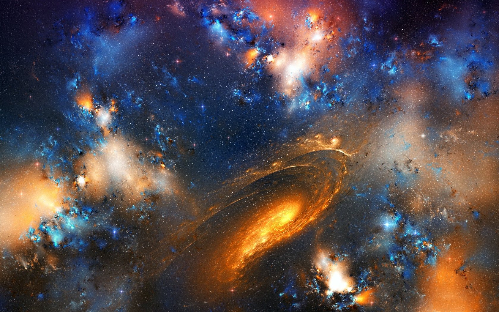 Обои звезды, туманность, stars, nebula разрешение 1920x1200 Загрузить