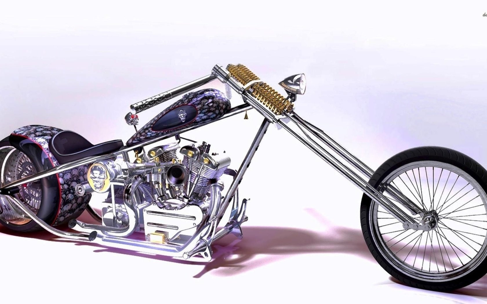 Обои мотоцикл, мясорубка, motorcycle, chopper разрешение 1920x1080 Загрузить