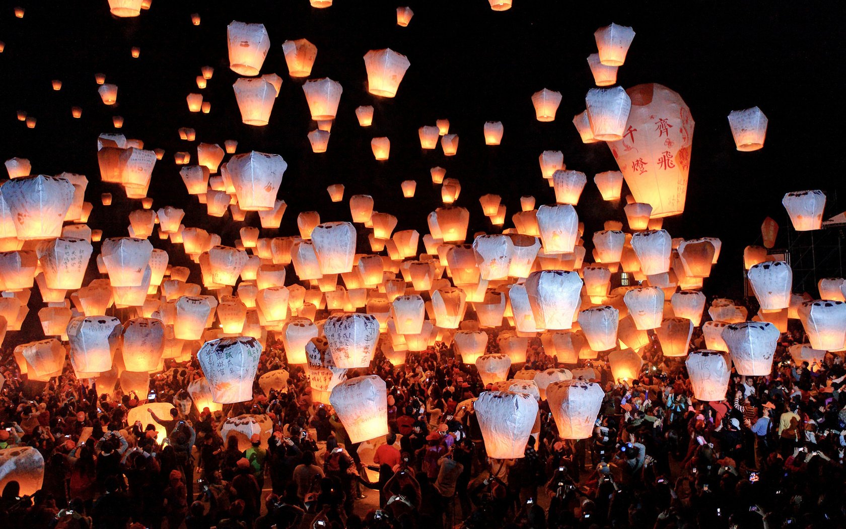 Обои тайвань, skylantern, фестиваль, taiwan, festival разрешение 1920x1080 Загрузить