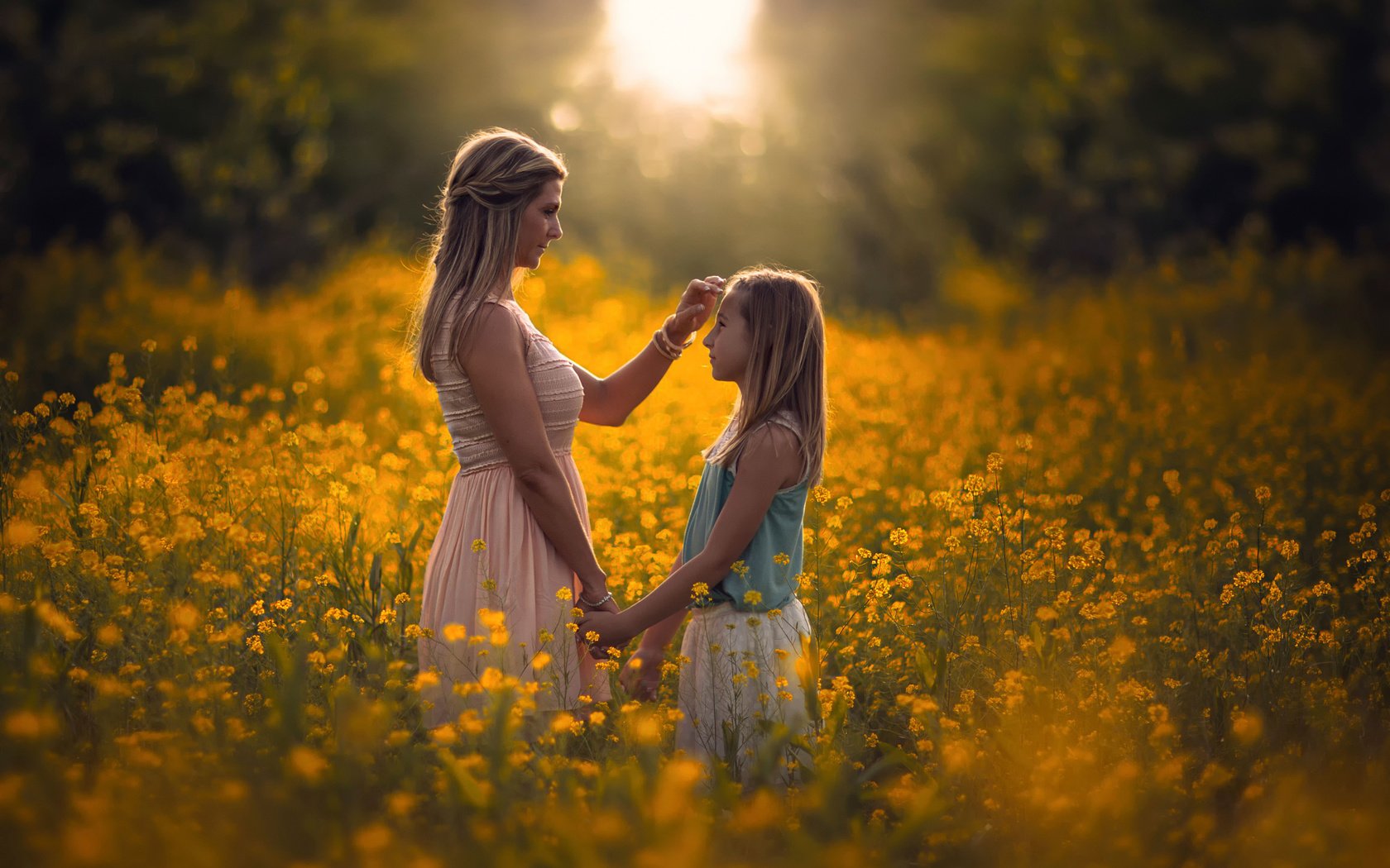 Обои свет, цветы, лето, дети, девочка, луг, любовь, мама, light, flowers, summer, children, girl, meadow, love, mom разрешение 2048x1481 Загрузить