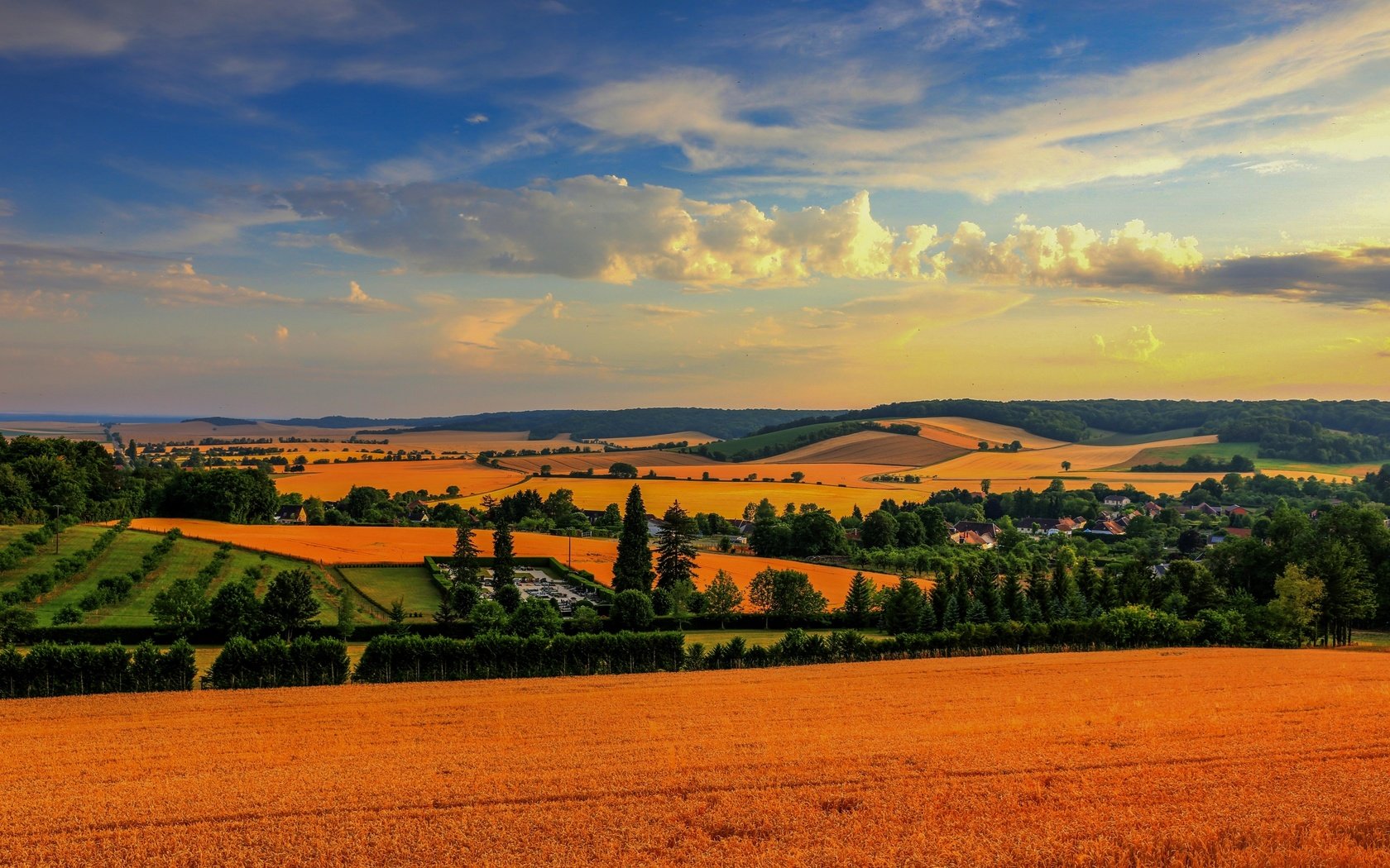 Обои облака, деревья, поля, панорама, франция, шампань-арденны, clouds, trees, field, panorama, france, champagne-ardenne разрешение 3000x1997 Загрузить