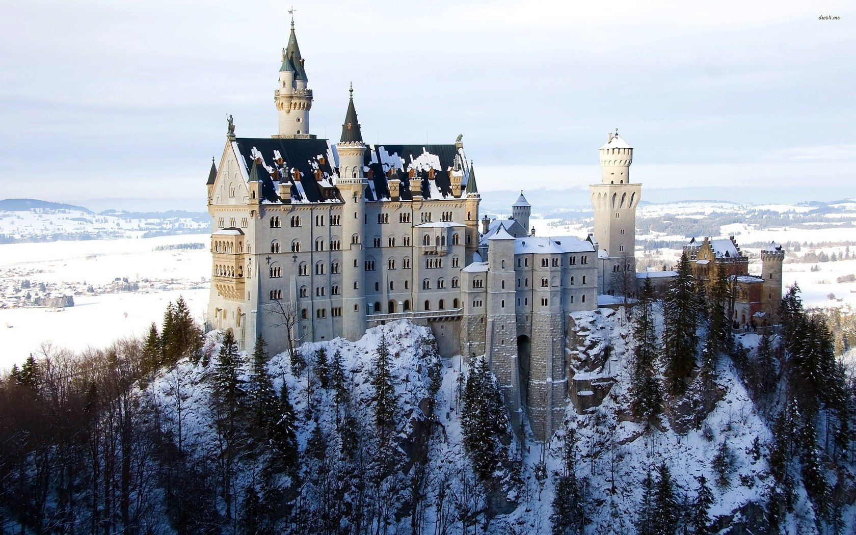 Обои германия, бавария, замок нойшванштайн, баварии, germany, bayern, neuschwanstein castle, bavaria разрешение 2560x1600 Загрузить