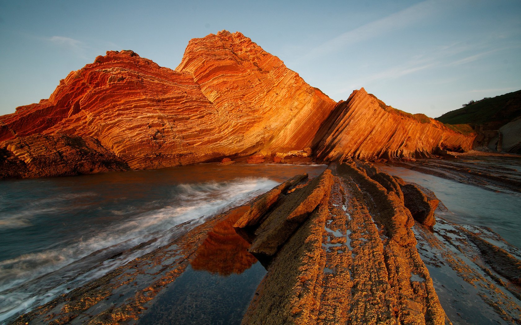 Обои скалы, природа, море, rocks, nature, sea разрешение 2880x1916 Загрузить