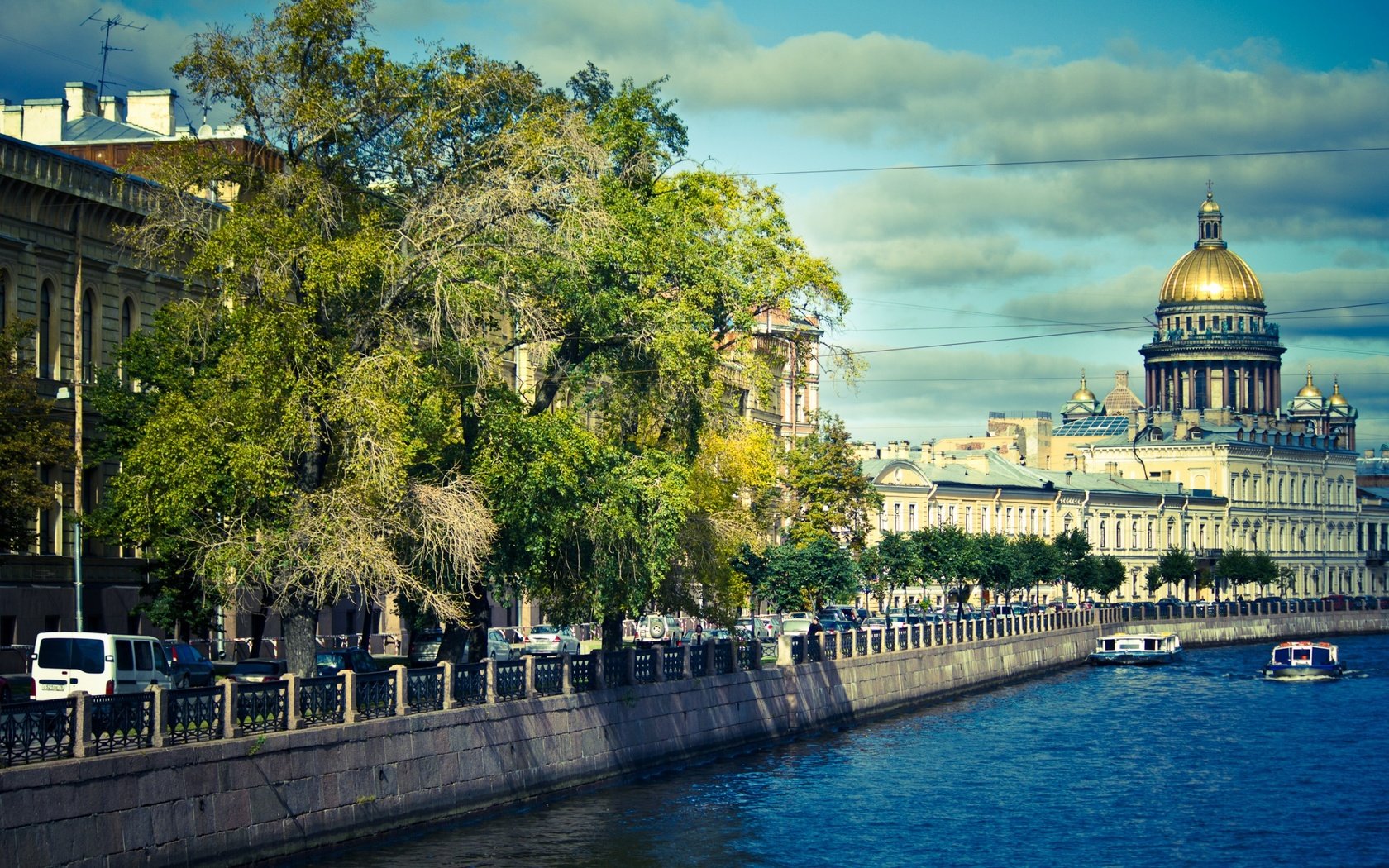 Обои река, город, санкт-петербург, river, the city, saint petersburg разрешение 2560x1600 Загрузить