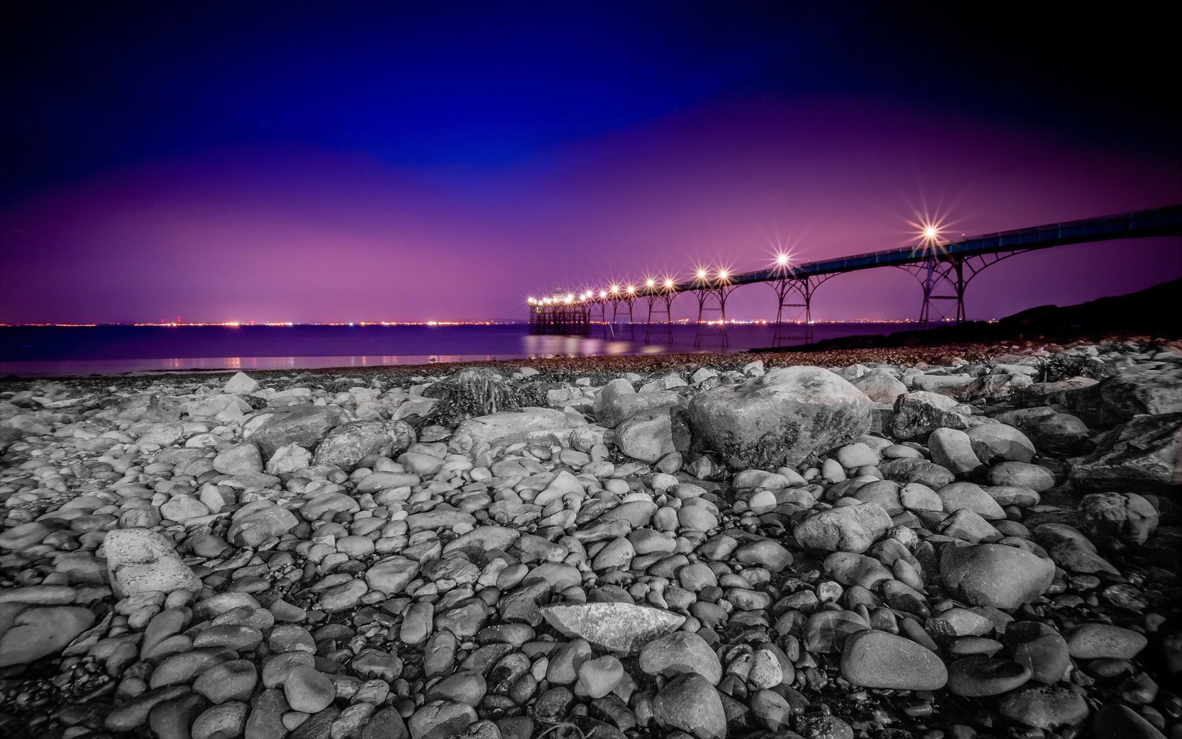 Обои ночь, пейзаж, пирс, clevedon pier, night, landscape, pierce разрешение 2048x1365 Загрузить