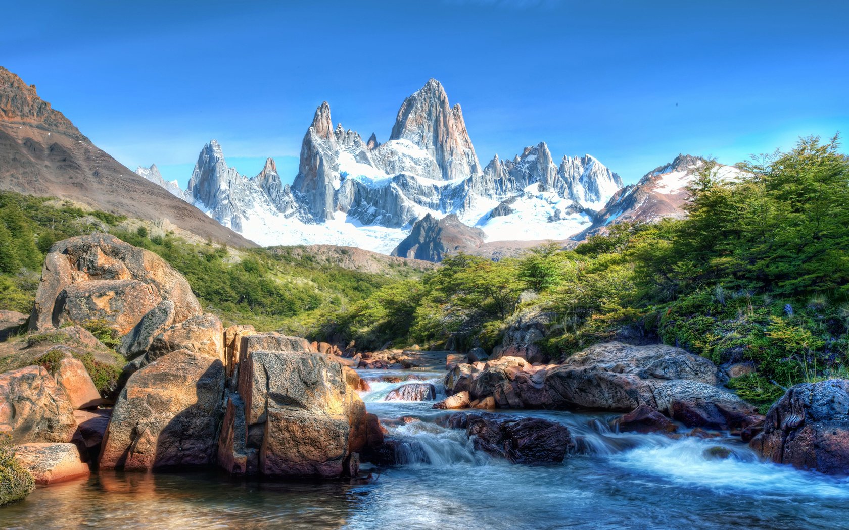 Обои река, горы, снег, камни, патагония, южная америка, river, mountains, snow, stones, patagonia, south america разрешение 3840x2400 Загрузить