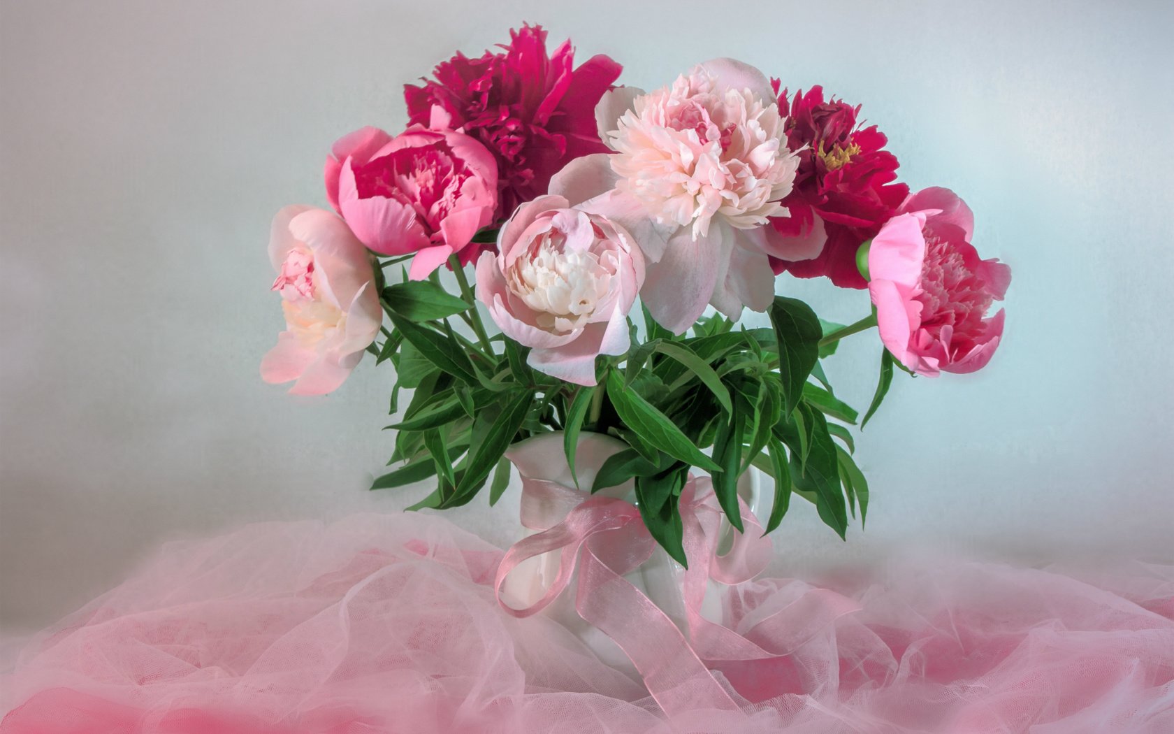 Обои букет, розовый, нежность, пионы, bouquet, pink, tenderness, peonies разрешение 1920x1287 Загрузить