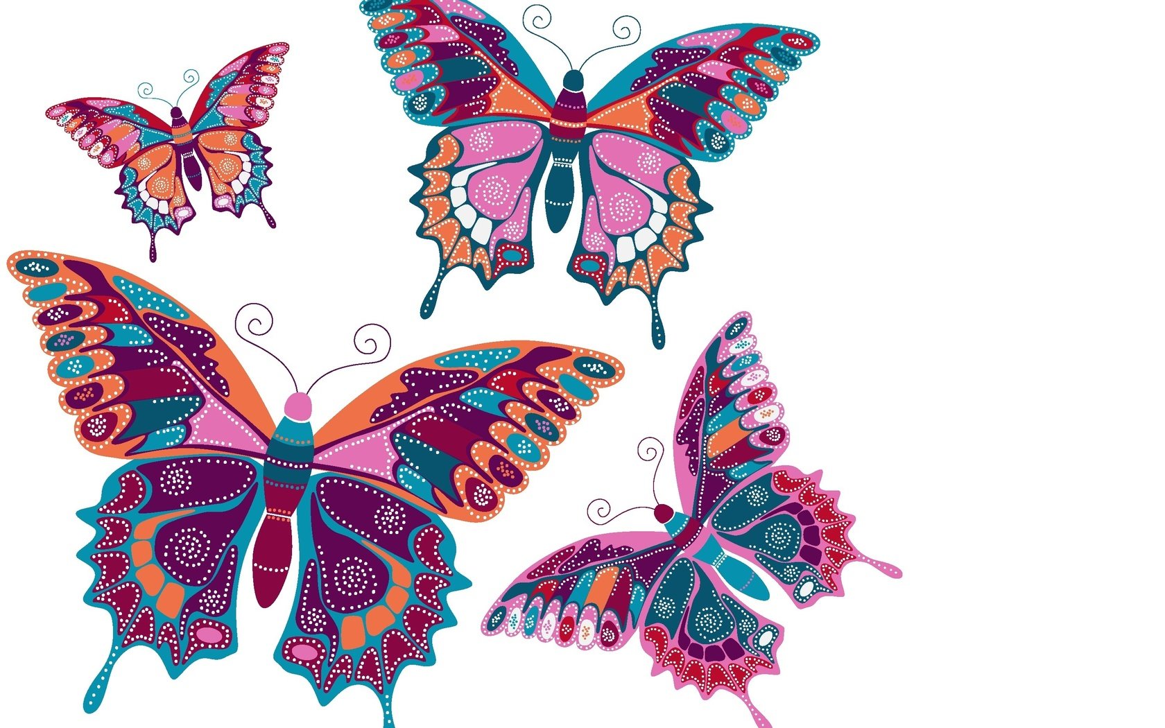 Обои фон, вектор, бабочки, background, vector, butterfly разрешение 3000x2120 Загрузить