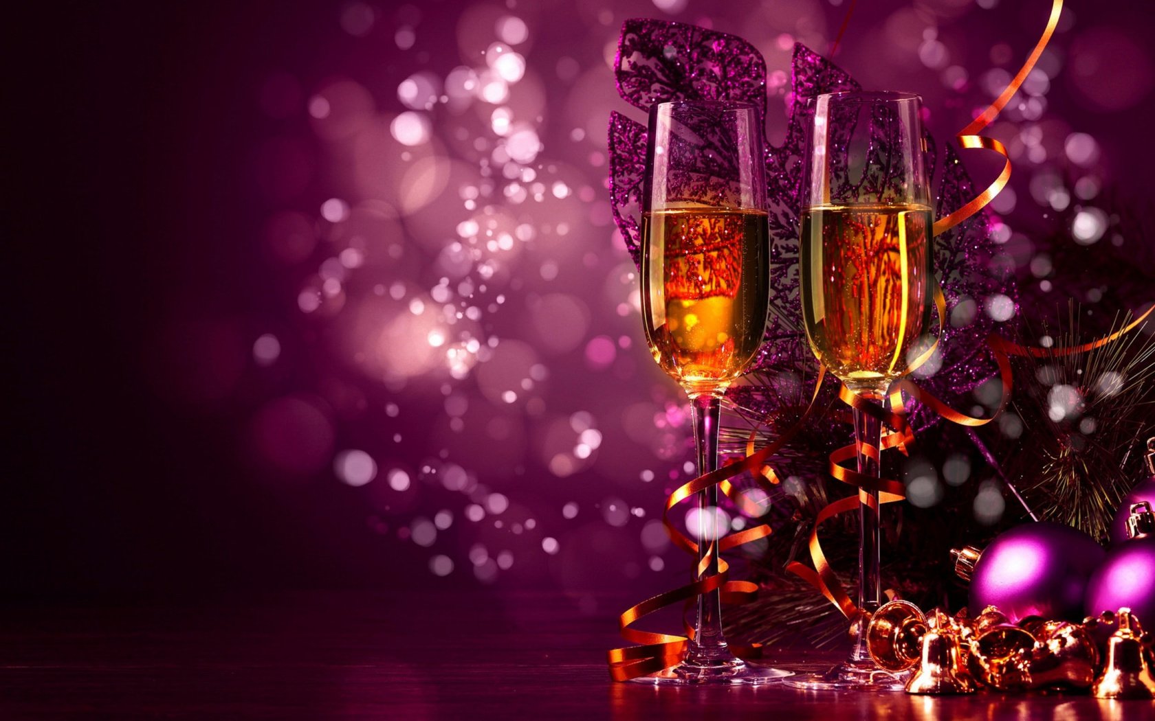 Обои елочная, champaine, celebrate, decorations, christmas разрешение 1920x1080 Загрузить