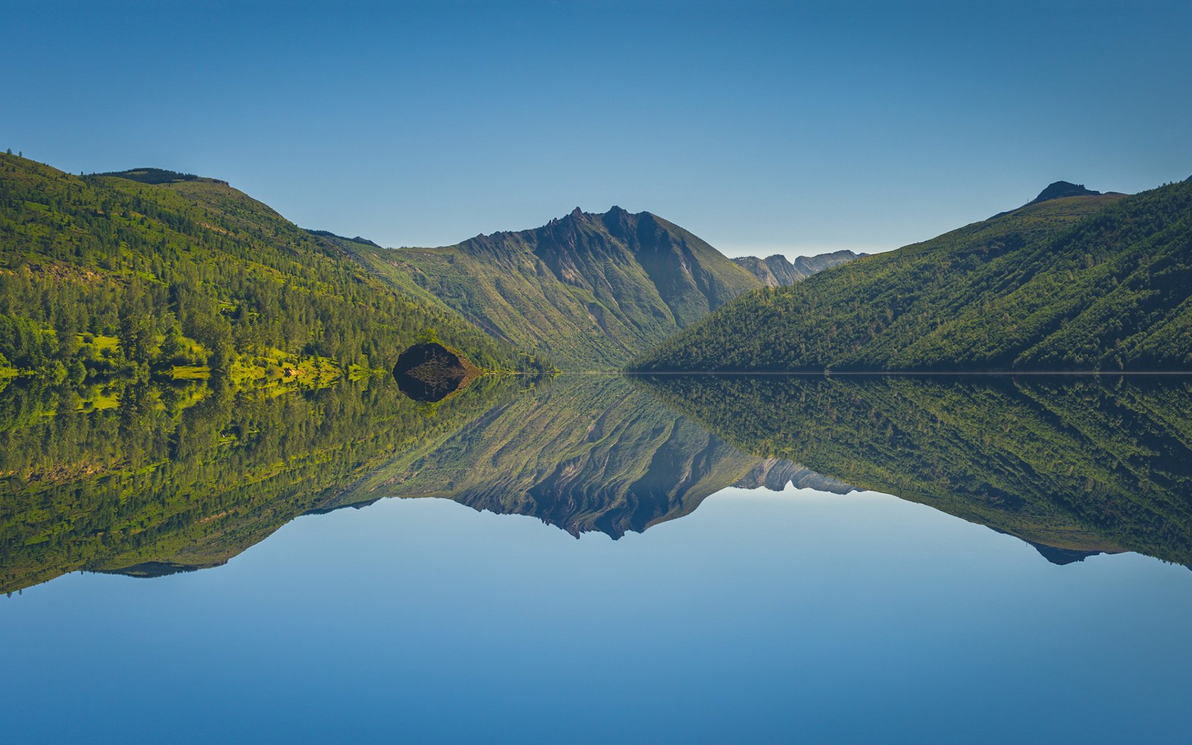 Обои озеро, горы, природа, отражение, пейзаж, lake, mountains, nature, reflection, landscape разрешение 1920x1080 Загрузить