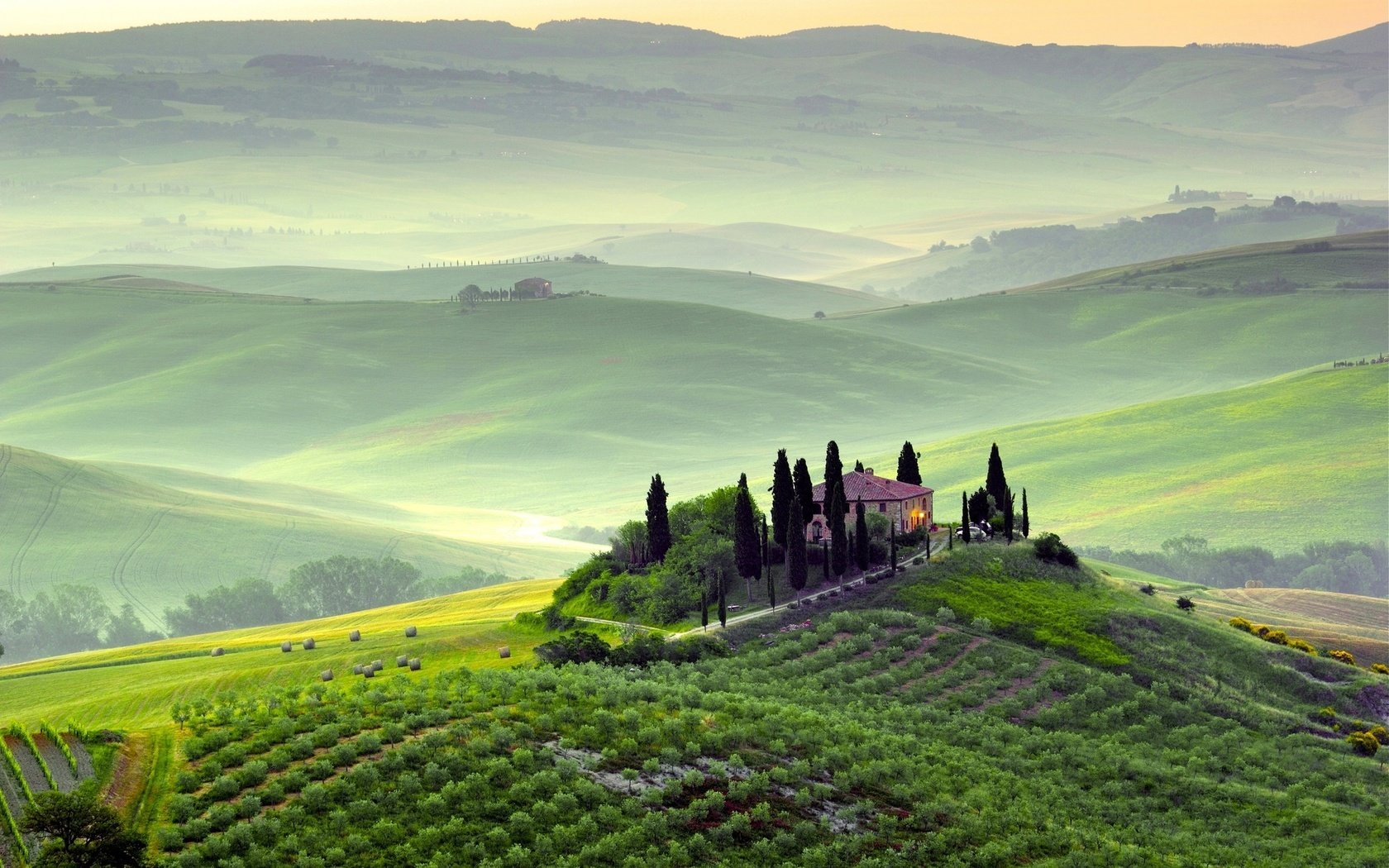 Обои холмы, италия, сопка, виноградник, тоскана, hills, italy, hill, vineyard, tuscany разрешение 1920x1200 Загрузить