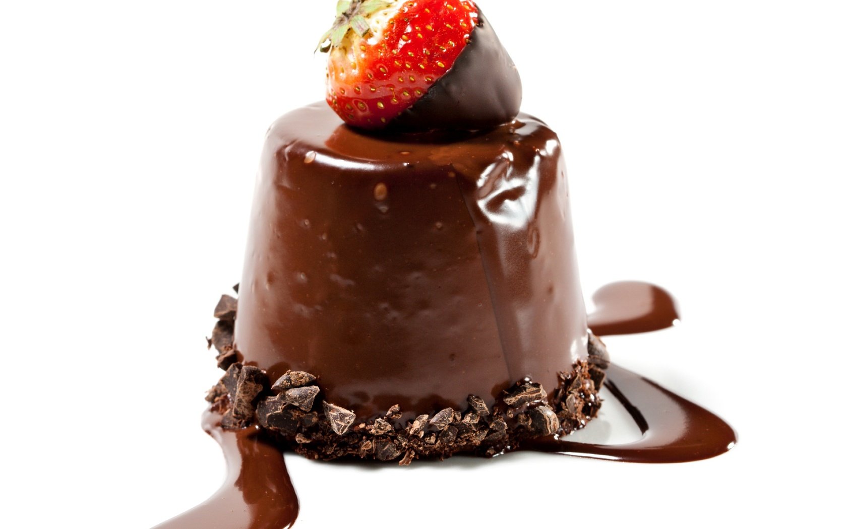 Обои ягода, клубника, шоколад, сладкое, десерт, пирожное, berry, strawberry, chocolate, sweet, dessert, cake разрешение 2560x2105 Загрузить