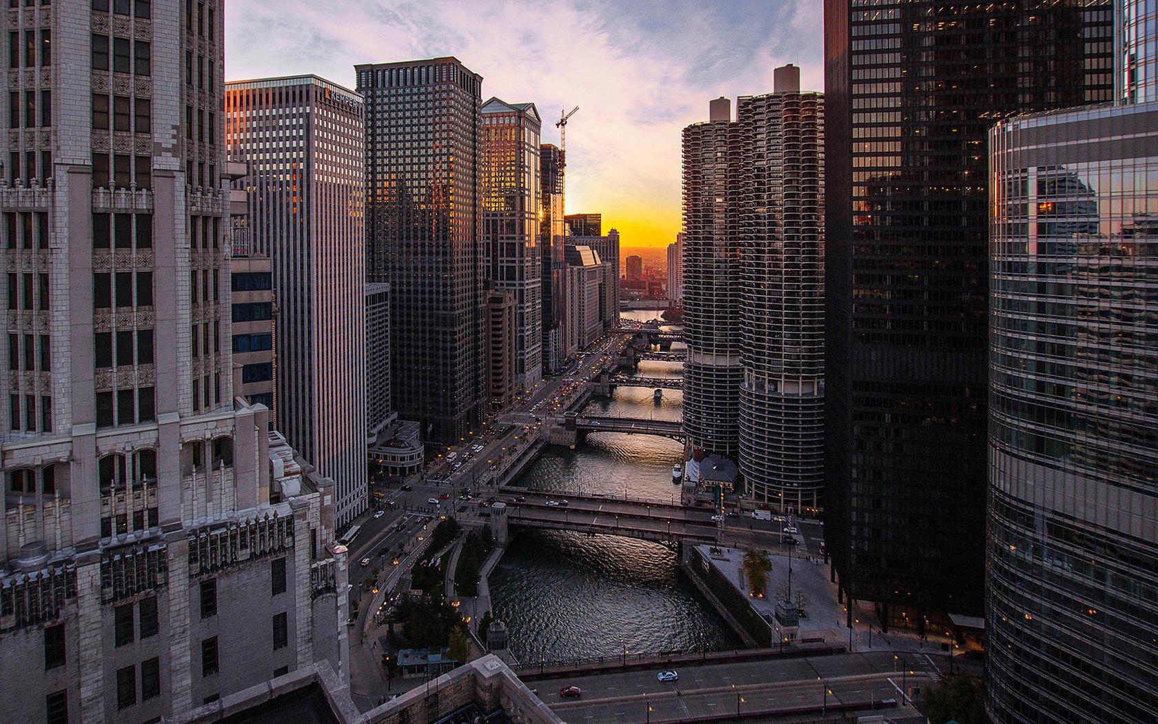 Обои город, небоскребы, мегаполис, дома, сша, чикаго, the city, skyscrapers, megapolis, home, usa, chicago разрешение 1920x1200 Загрузить