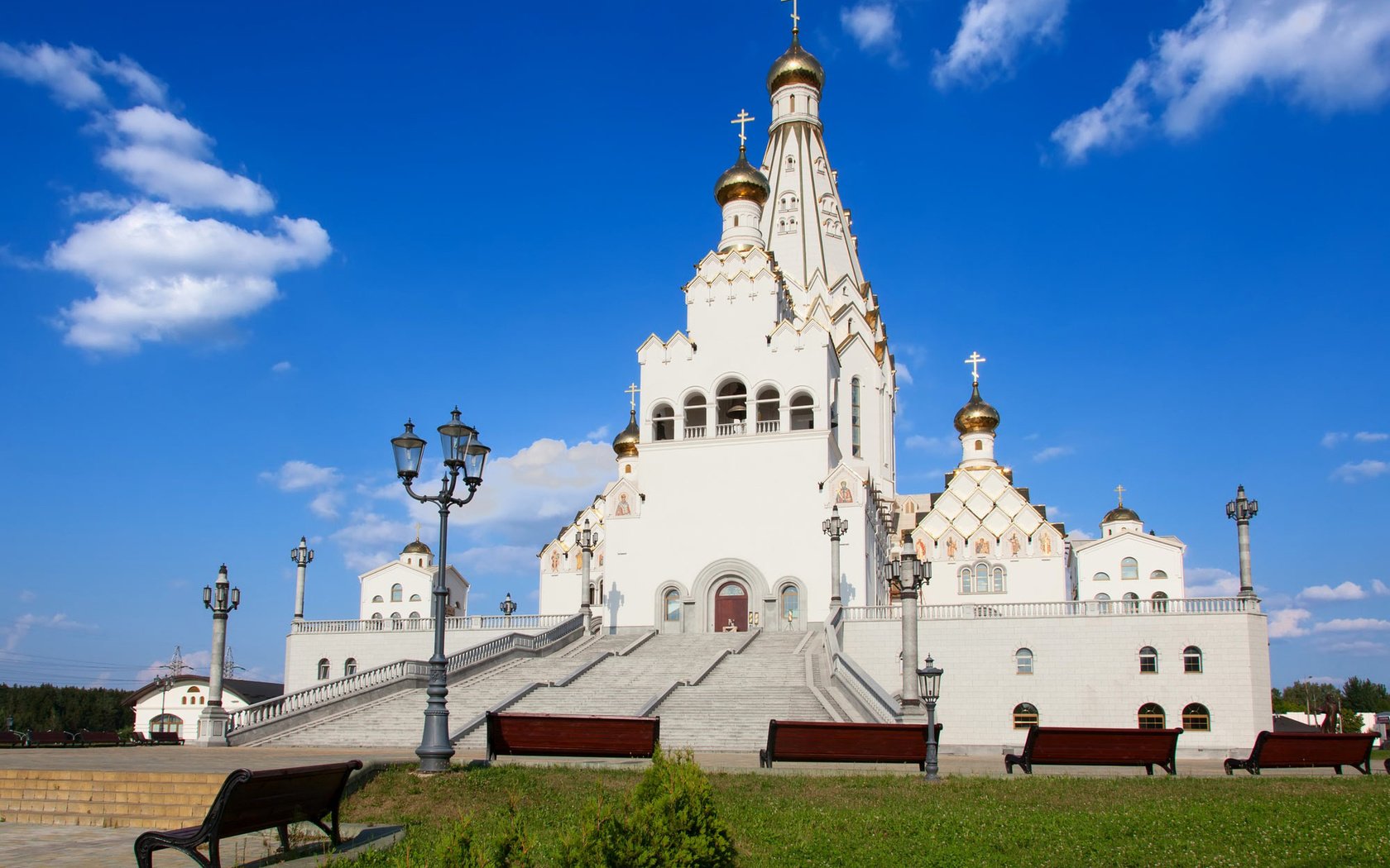 Обои город, церковь, минск, белоруссия, the city, church, minsk, belarus разрешение 2000x1342 Загрузить