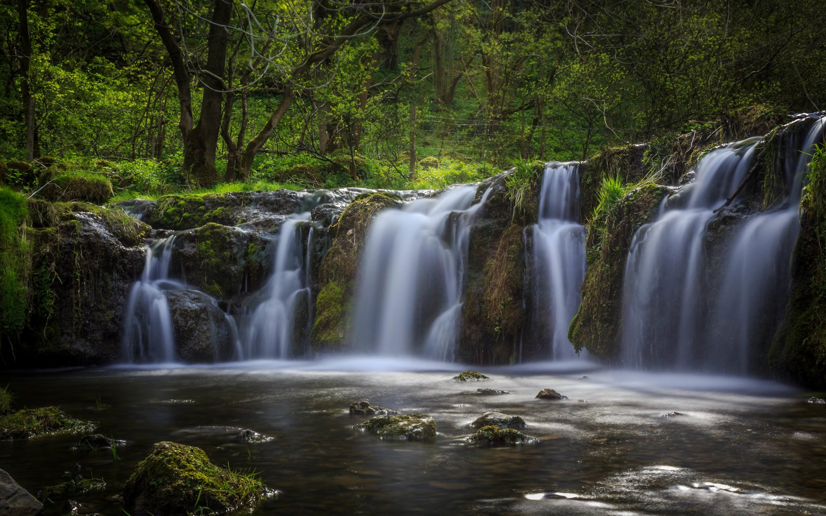 Обои деревья, река, природа, камни, водопад, природа. водопад, trees, river, nature, stones, waterfall, nature. waterfall разрешение 4970x3174 Загрузить