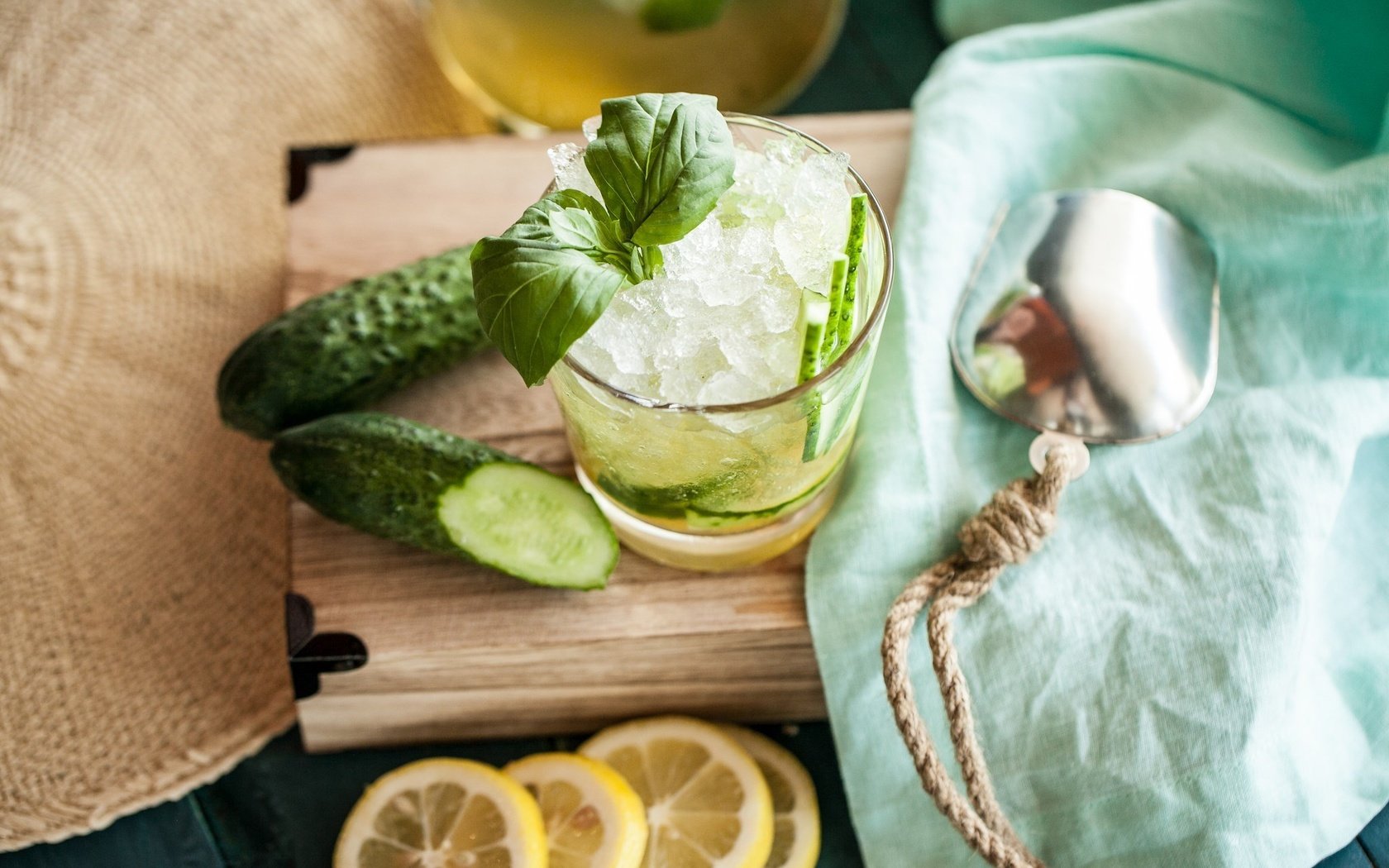 Обои мята, напиток, лёд, лимон, цитрус, mint, drink, ice, lemon, citrus разрешение 2048x1339 Загрузить