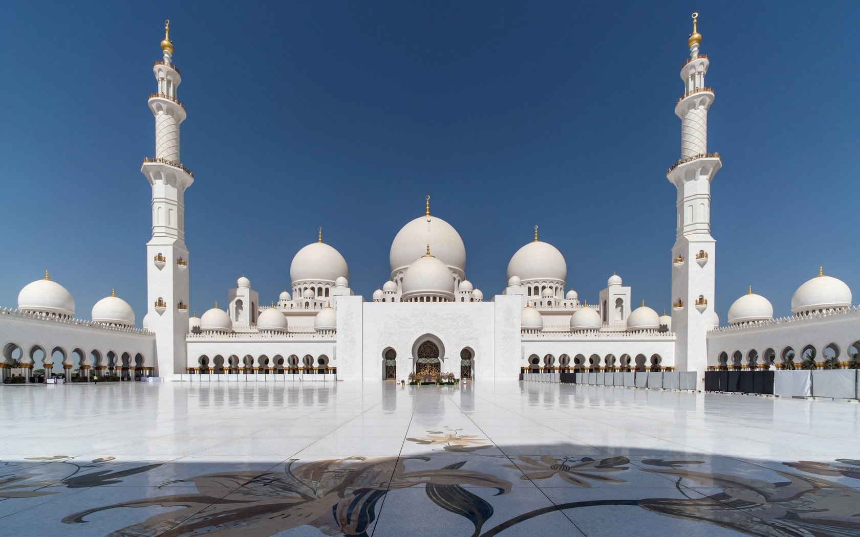 Обои архитектура, мечеть, оаэ, абу-даби, мечеть шейха зайда, architecture, mosque, uae, abu dhabi, the sheikh zayed grand mosque разрешение 2048x1347 Загрузить