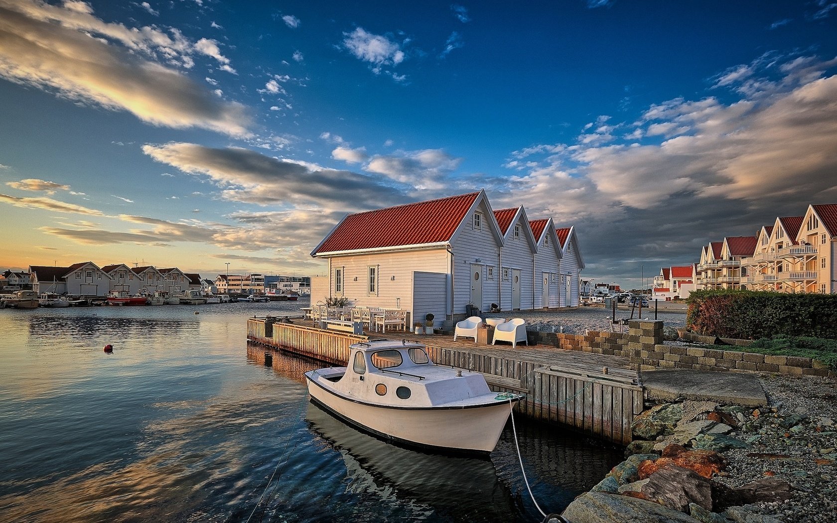 Обои лодки, причал, норвегия, orway, krehamn, boats, pier, norway разрешение 1920x1200 Загрузить