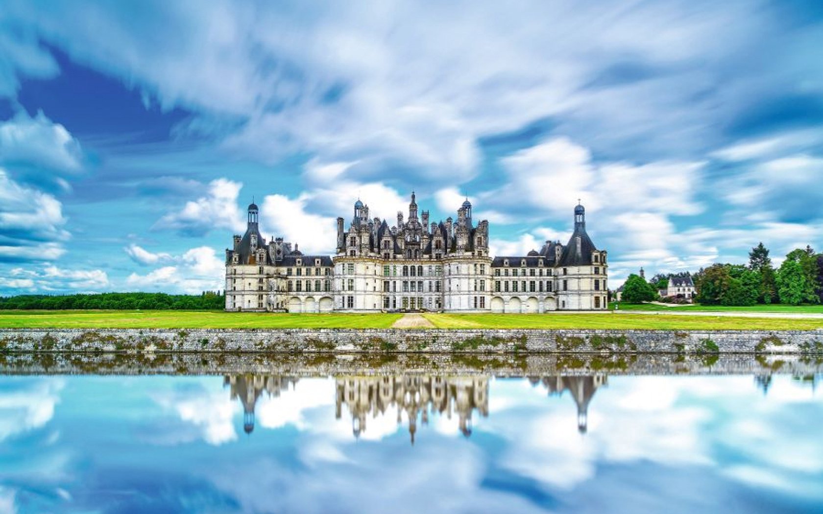 Обои замок, франция, chateau de chambord, шато, шамбор, castle, france, chateau, chambord разрешение 1920x1200 Загрузить