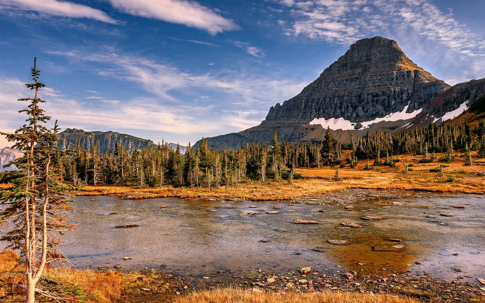 Обои река, горы, природа, лес, озёра, реки, river, mountains, nature, forest, lake разрешение 1920x1080 Загрузить