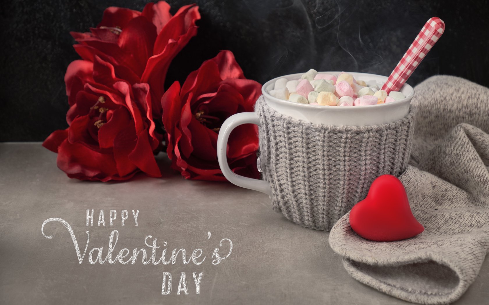 Обои цветы, чашка, зефир, день святого валентина, горячий шоколад, anya ivanova, flowers, cup, marshmallows, valentine's day, hot chocolate разрешение 5200x3467 Загрузить