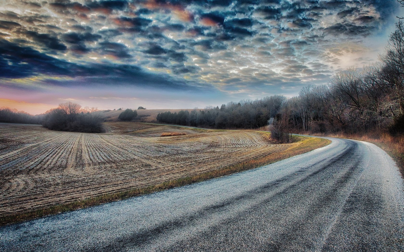 Обои небо, поле, the sky, field разрешение 3840x2160 Загрузить