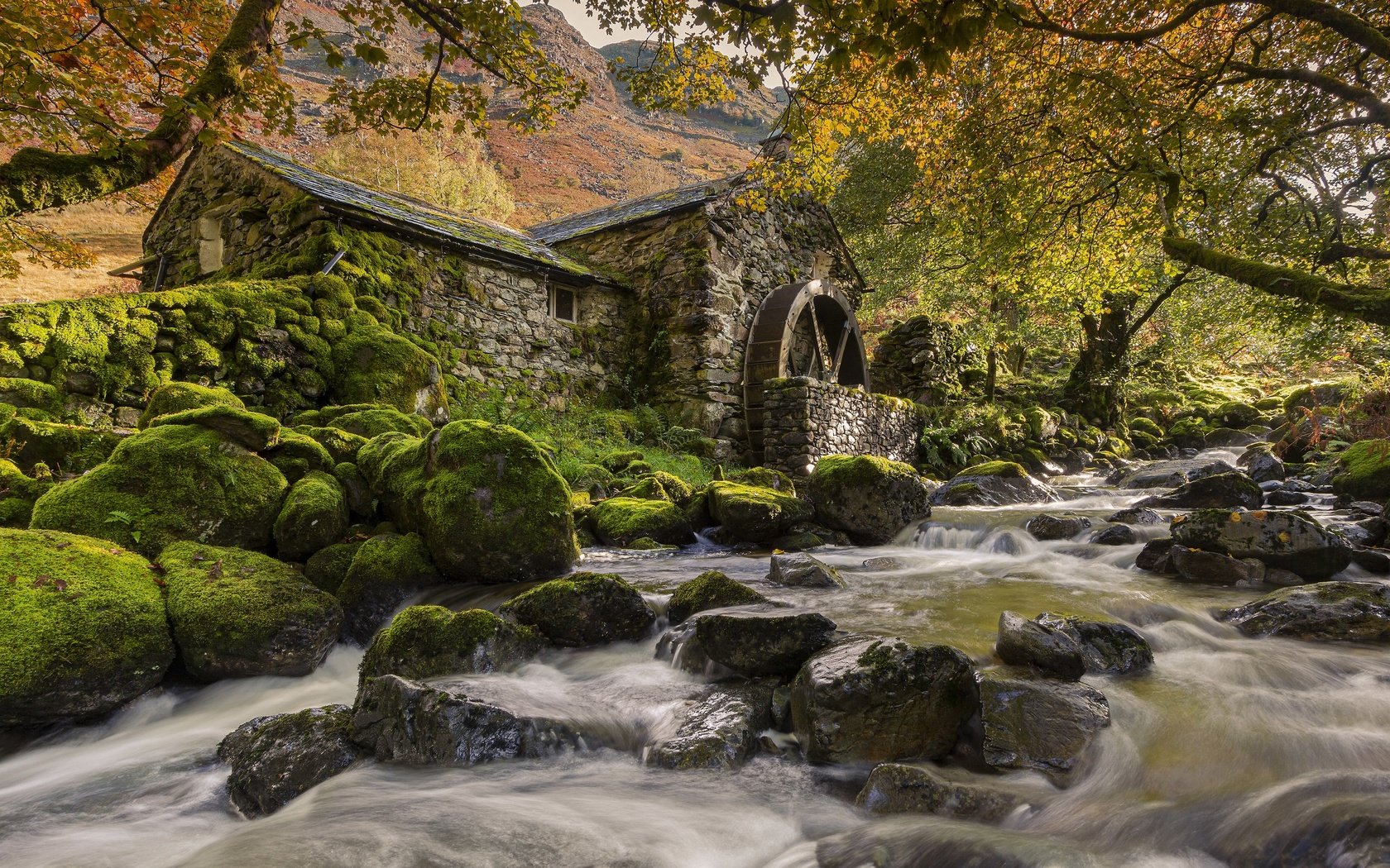 Обои река, осень, мельница, river, autumn, mill разрешение 3840x2160 Загрузить