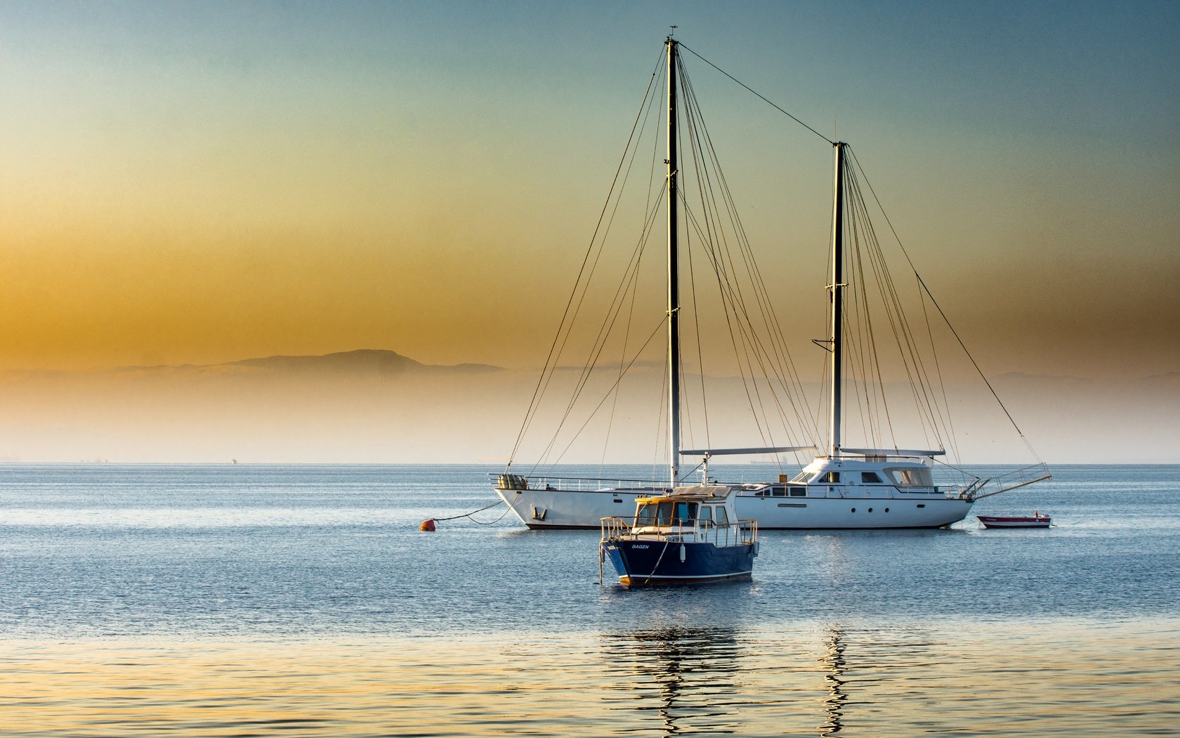 Обои небо, море, горизонт, яхты, лодка, яхта, катер, the sky, sea, horizon, yachts, boat, yacht разрешение 5842x3895 Загрузить