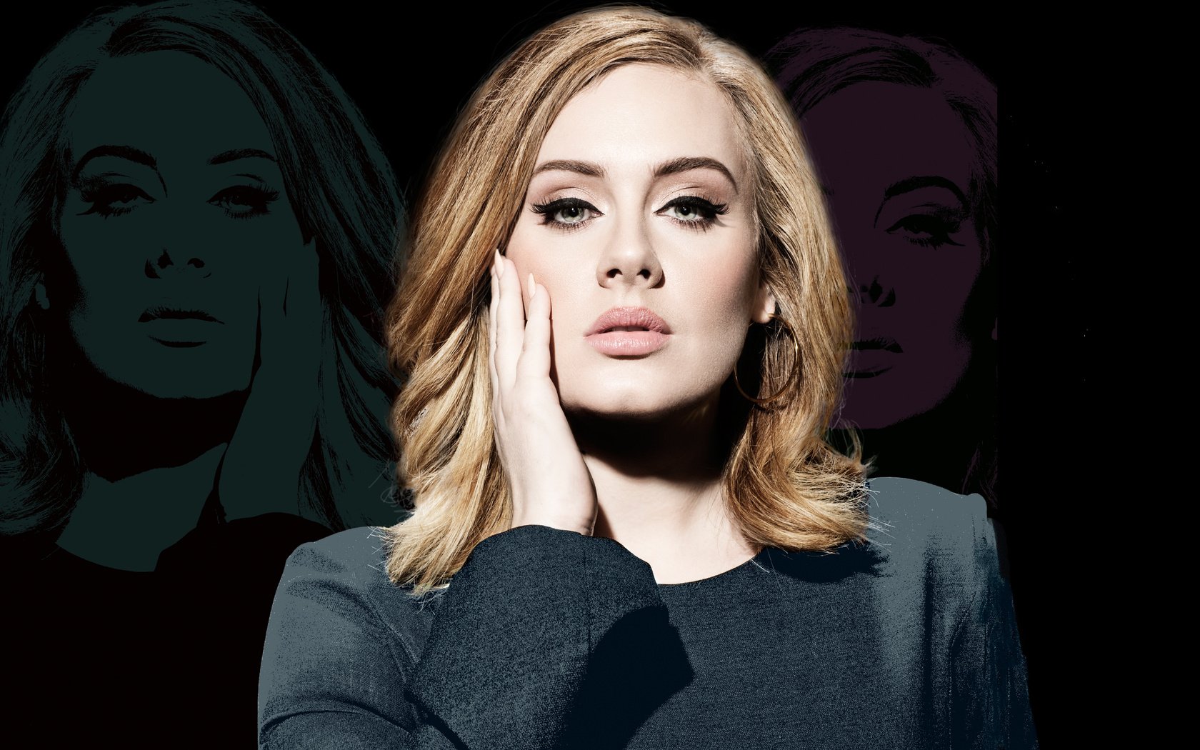 Обои девушка, портрет, взгляд, лицо, певица, adel, адель, girl, portrait, look, face, singer, adele разрешение 5911x3325 Загрузить