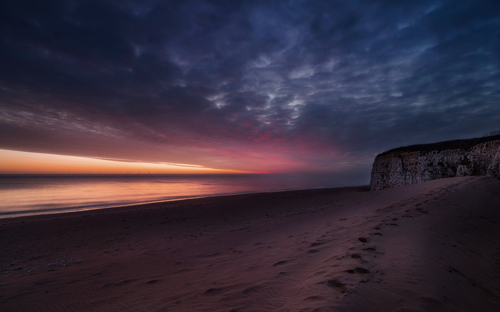 Обои природа, берег, закат, море, англия, nature, shore, sunset, sea, england разрешение 2048x1145 Загрузить