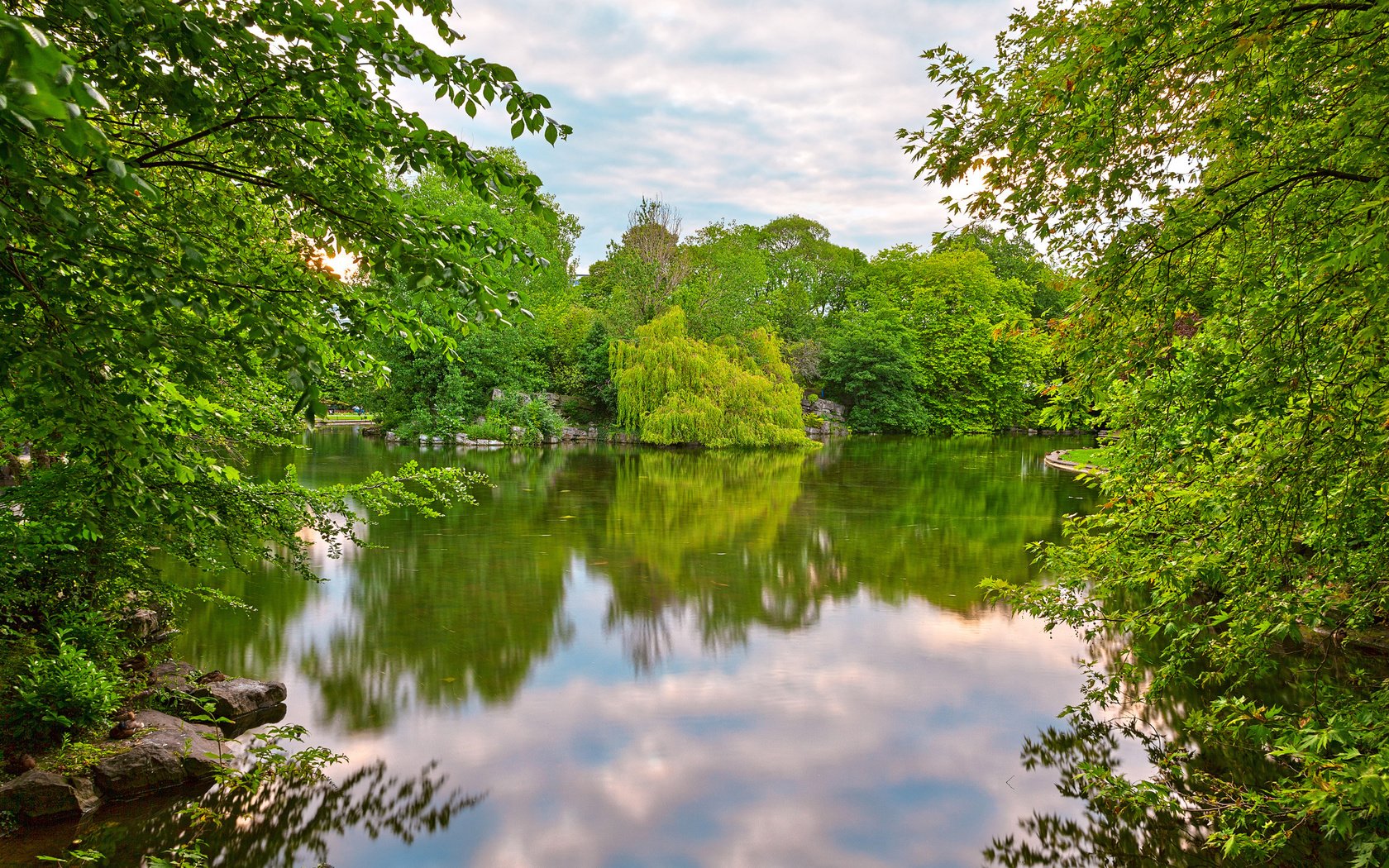 Обои фото, лето, пруд, отдых, photo, summer, pond, stay разрешение 2560x1600 Загрузить