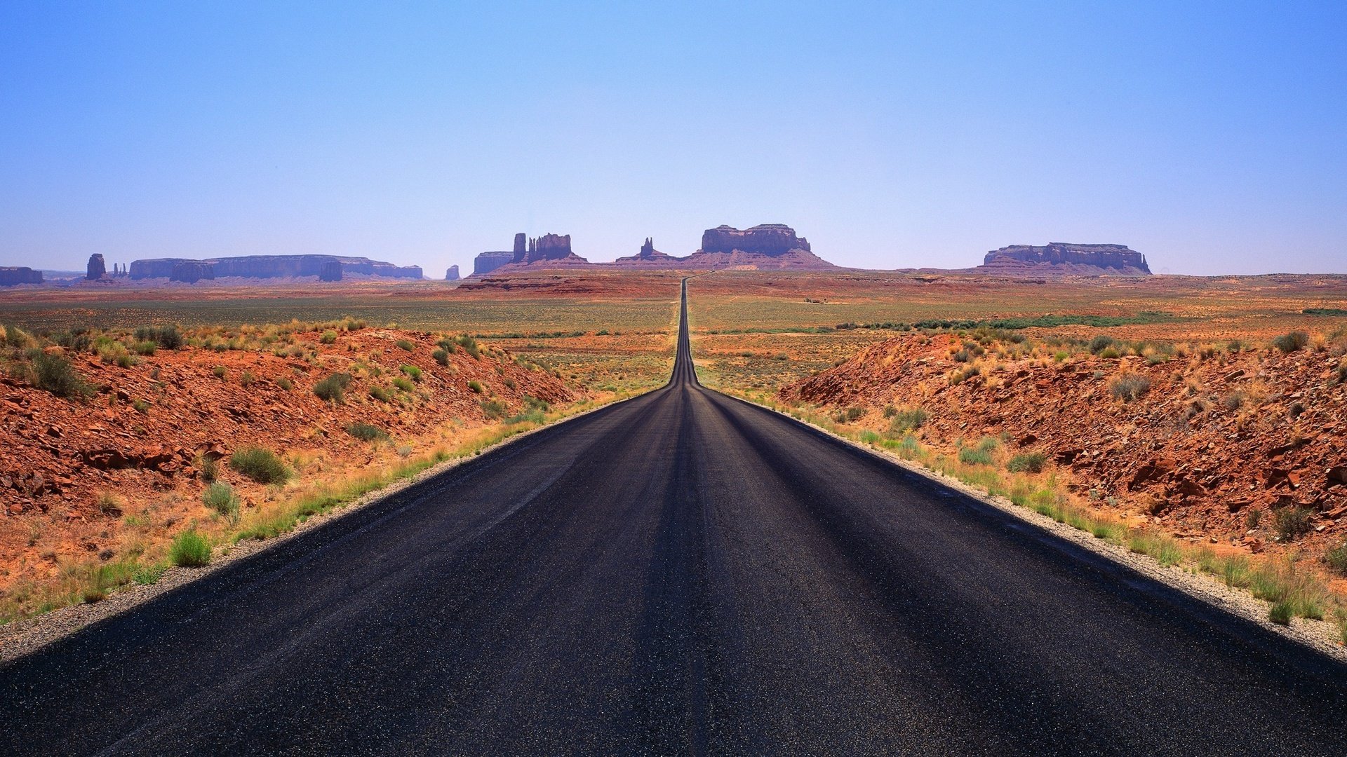 Обои дорога, горы, горизонт, road, mountains, horizon разрешение 2315x1200 Загрузить